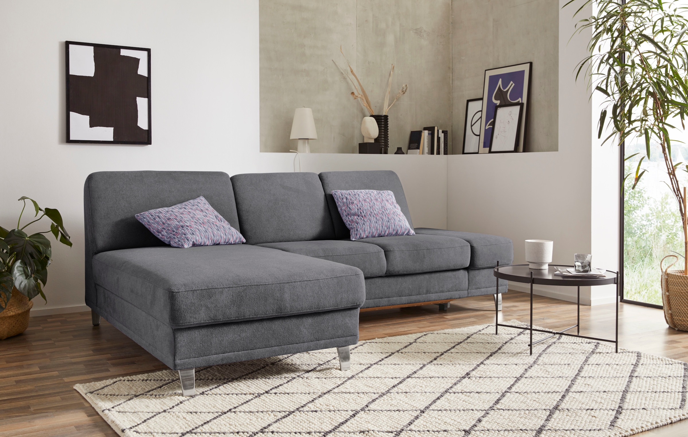 sit&more Ecksofa "Clio L-Form", wahlweise mit Bettfunktion oder Vorziehsitz günstig online kaufen