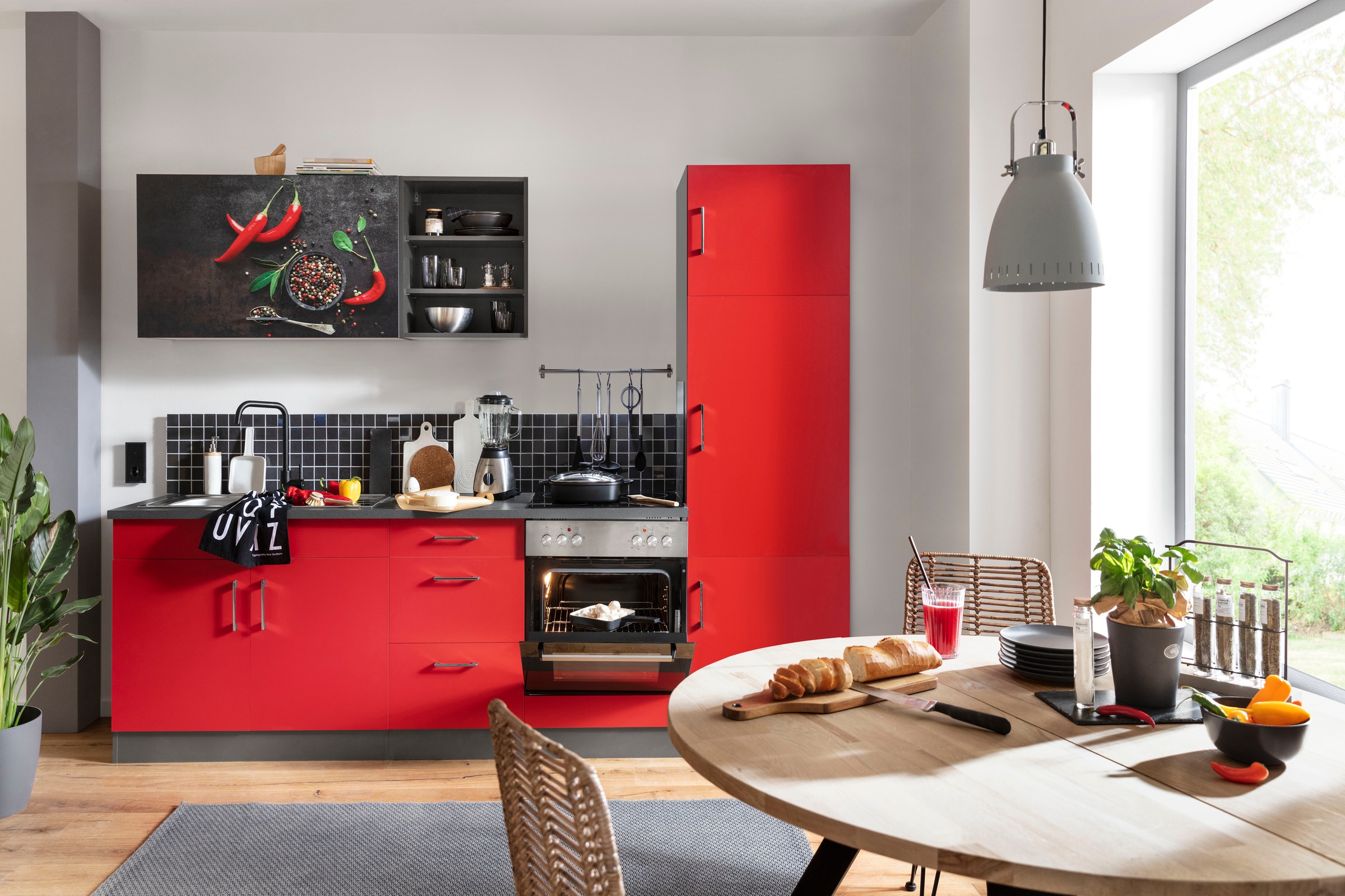 KOCHSTATION Küchenzeile »KS-Paris – Küchen mit einzigartigen Fotomotiven au günstig online kaufen