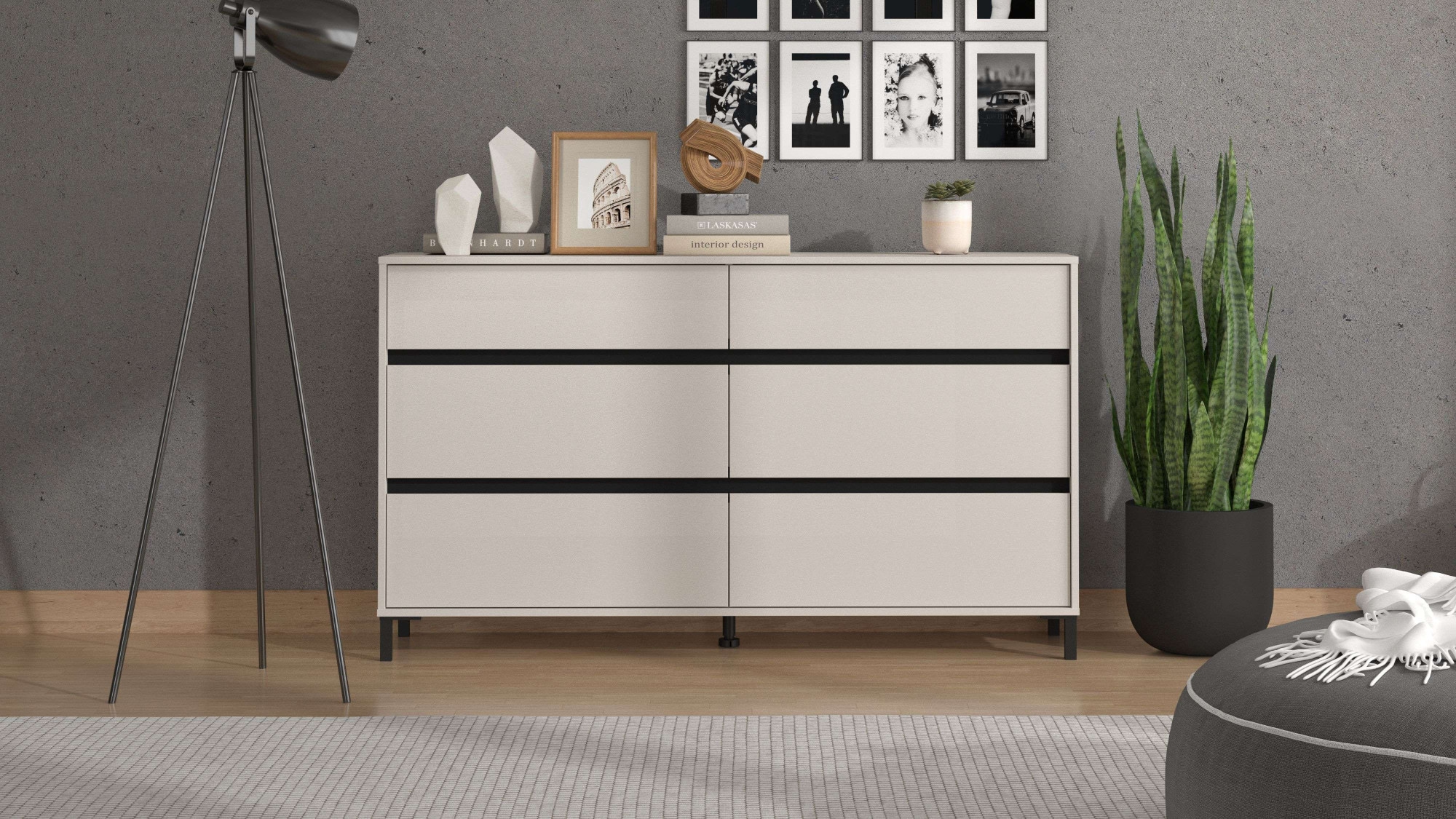 INOSIGN Kommode »Marron, Sideboard mit Schubkästen, vielseitig einsetzbar«, in 2 Breiten 80 und 157 cm, mit geräumigen Schubladen