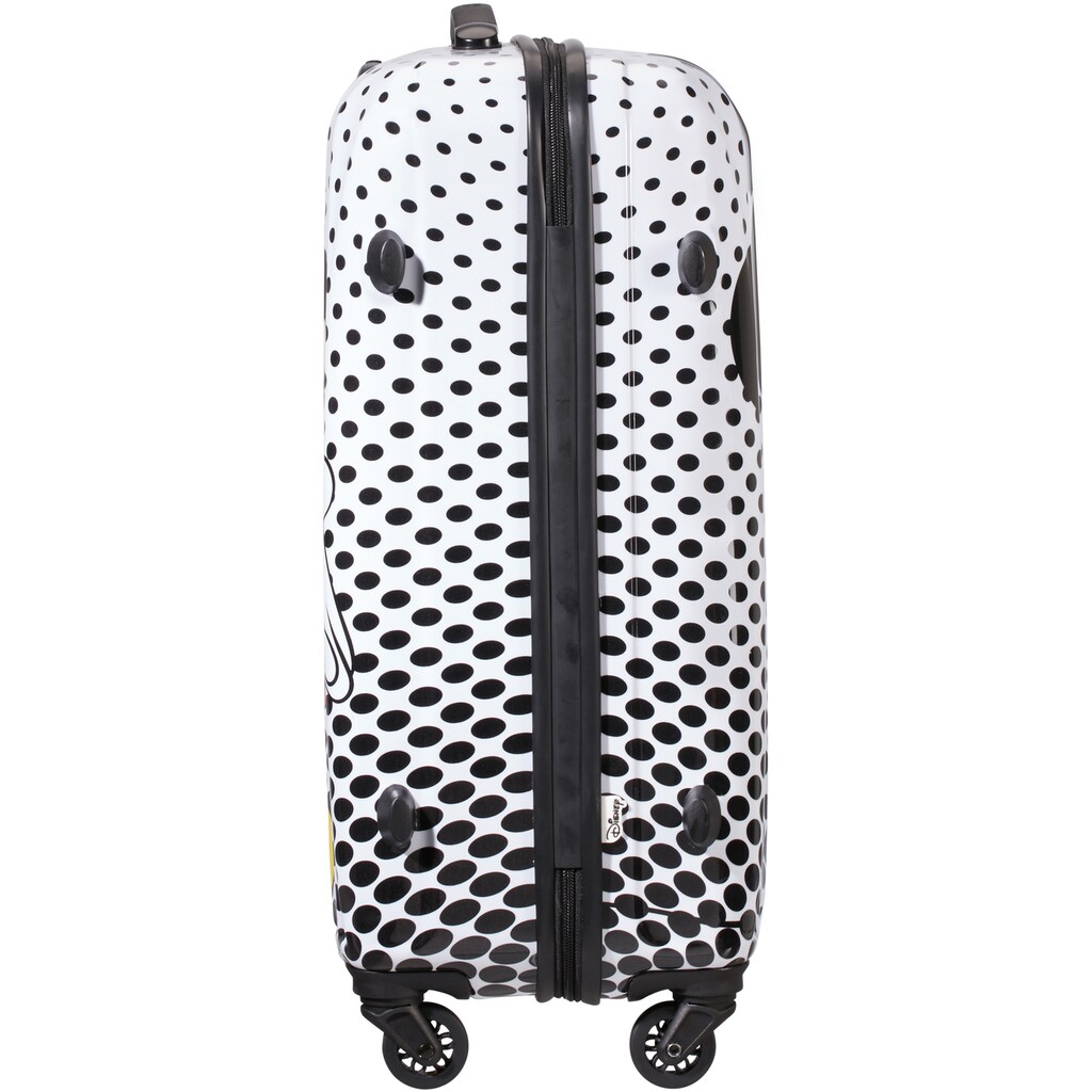 American Tourister® Hartschalen-Trolley »Disney Legends, Mickey Mouse Polka Dot, 65 cm«, 4 Rollen