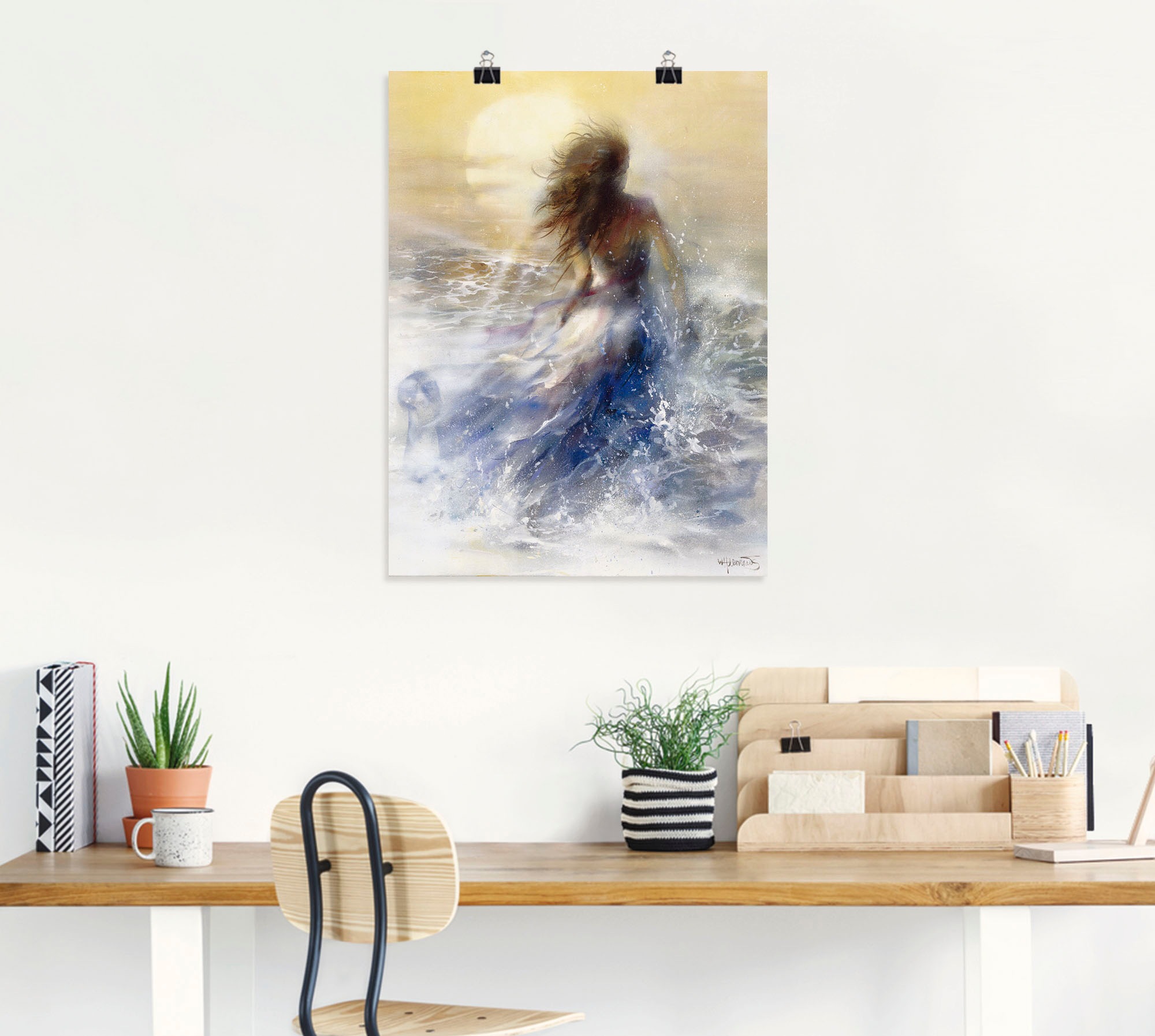 Artland Wandbild »Sommer I« Frau 1 Stk. tlg. als Leinwandbild, Poster, Wand günstig online kaufen