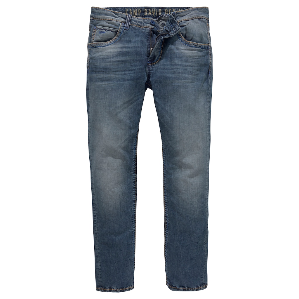 CAMP DAVID Straight-Jeans »NI:CO:R611«, mit markanten Steppnähten