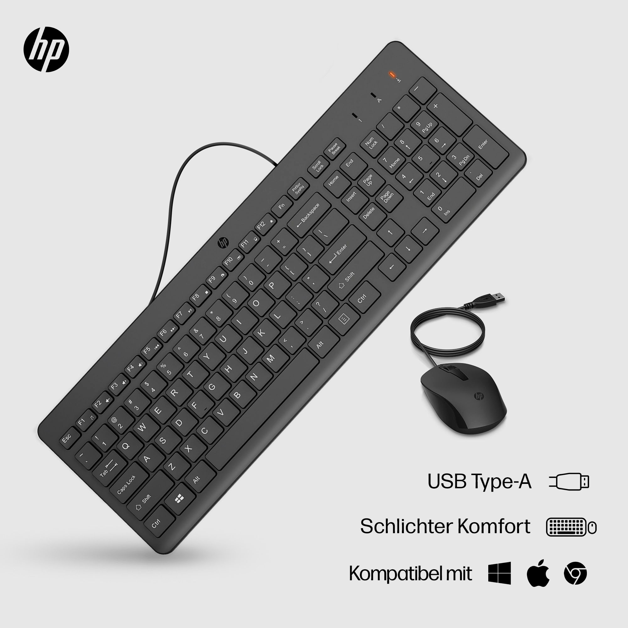 HP Tastatur- und Maus-Set »150«