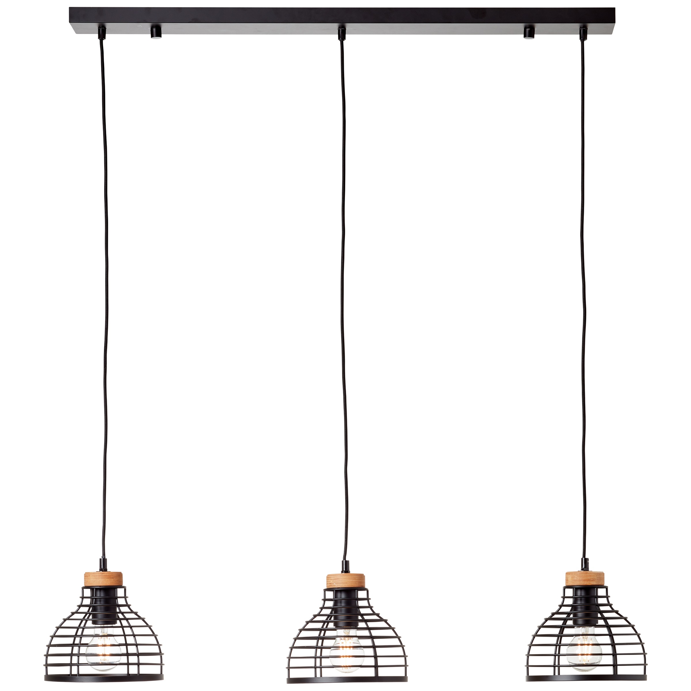 Brilliant Pendelleuchte »Avia«, 3 flammig, Leuchtmittel E27   ohne Leuchtmi günstig online kaufen