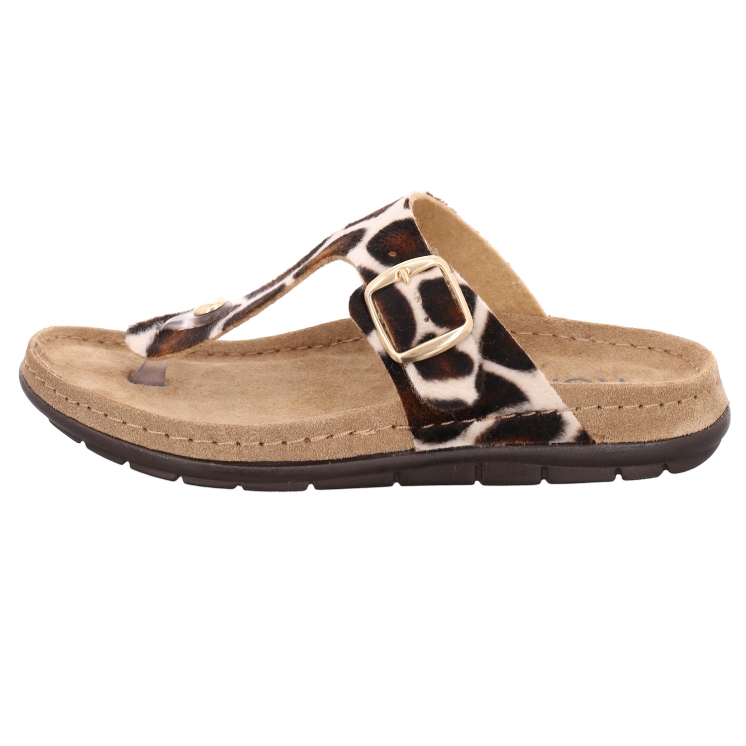 Rohde Zehentrenner »RODIGO-D«  Sommerschuh, Pantolette, Strandschuh im trendigen Animal-Look