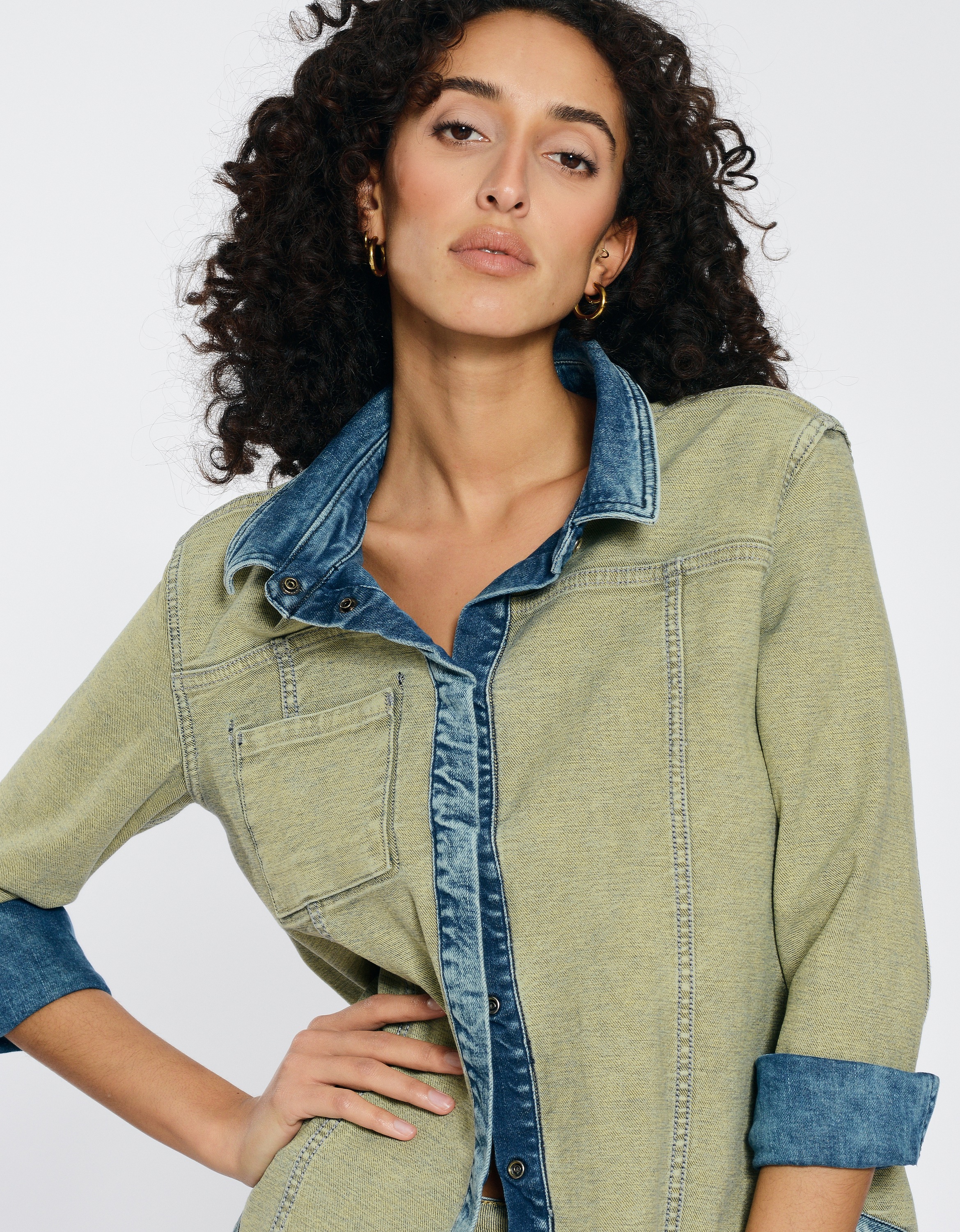 GANG Blusenshirt »GANG Shirt's Tops/T-Shirts 94LIV re-SHIRT«