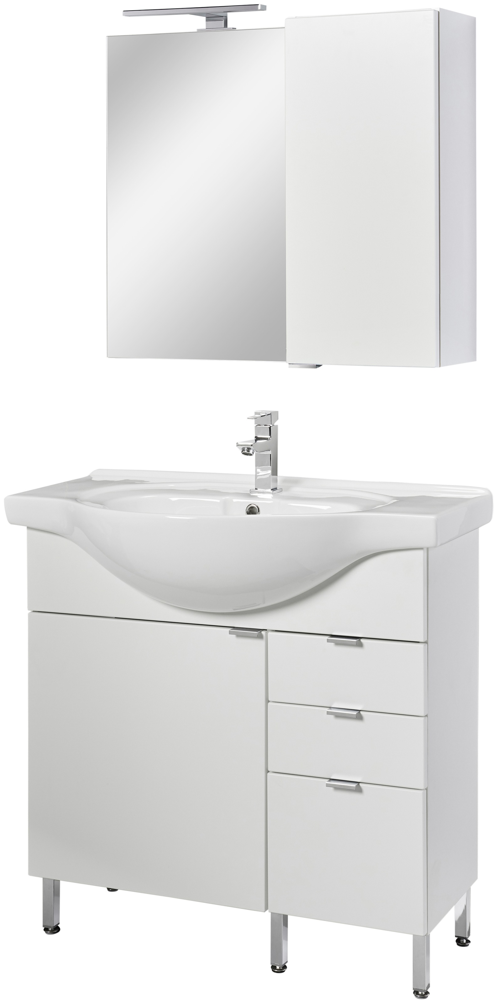 welltime Badmöbel-Set »Granada Waschplatz 80« Set, 2 Stk. tlg. günstig online kaufen