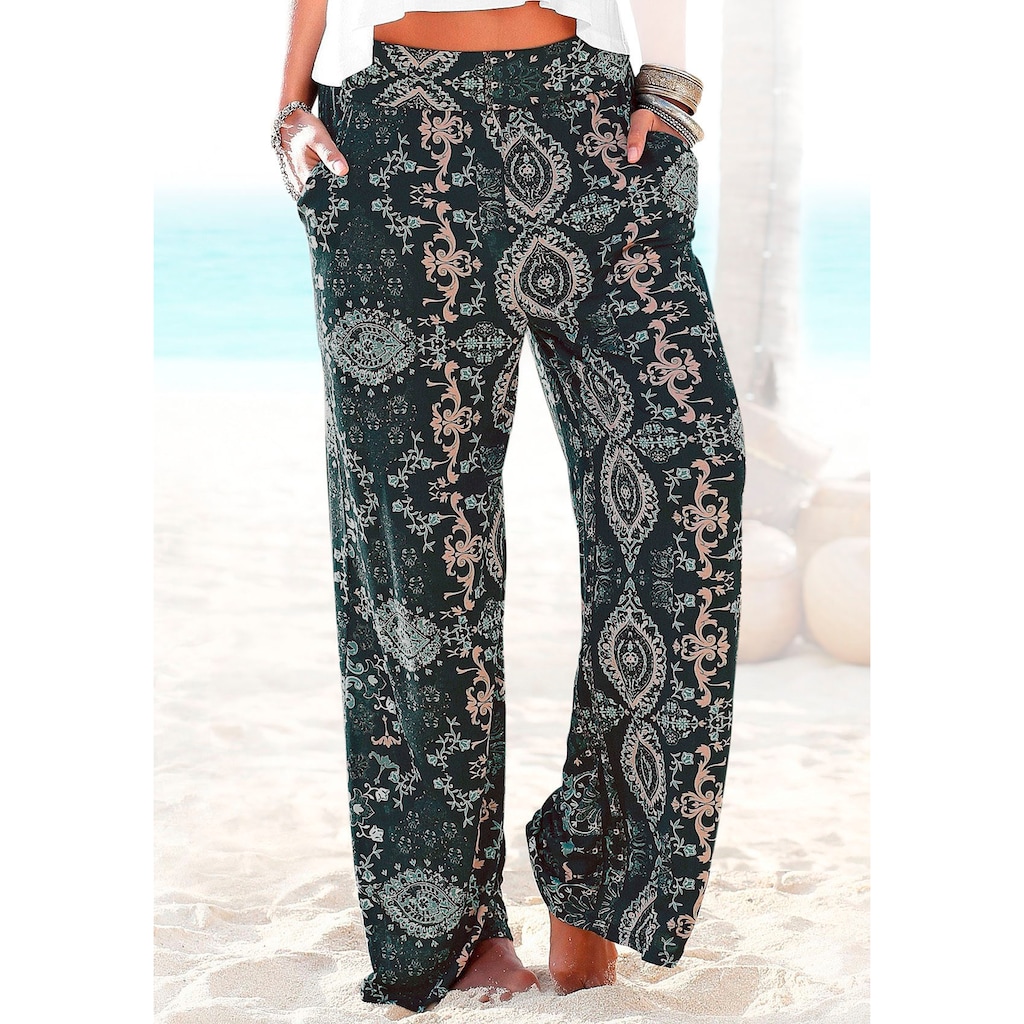 LASCANA Strandhose mit Ethnoprint