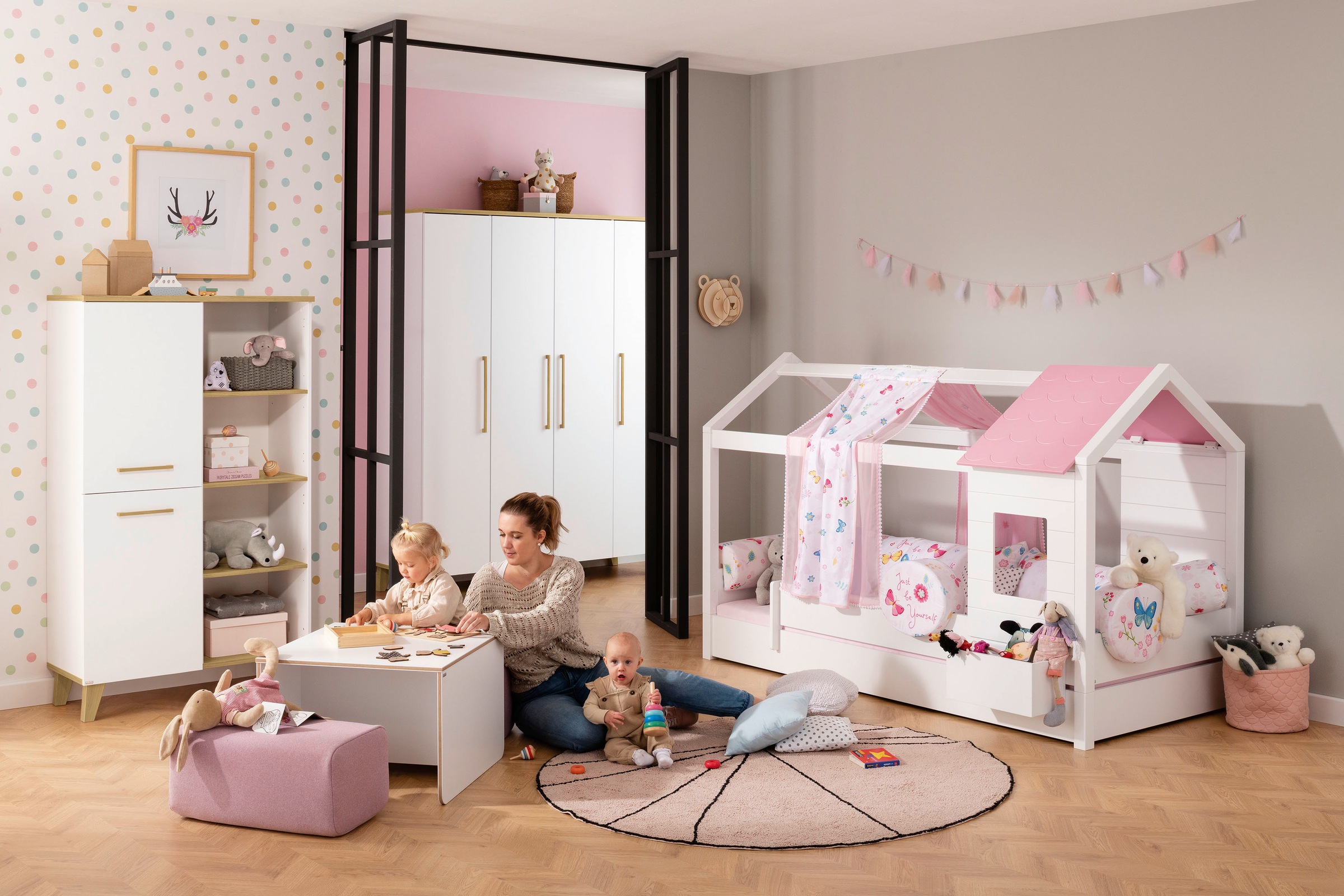 PAIDI Nackenkissen »mit verschiedenen Motiven, 85 cm Länge, Baumwolle, Bettkantenschutz« Aufsteckkissen, abnehmbarer und waschbarer Bezug, Rückenkissen