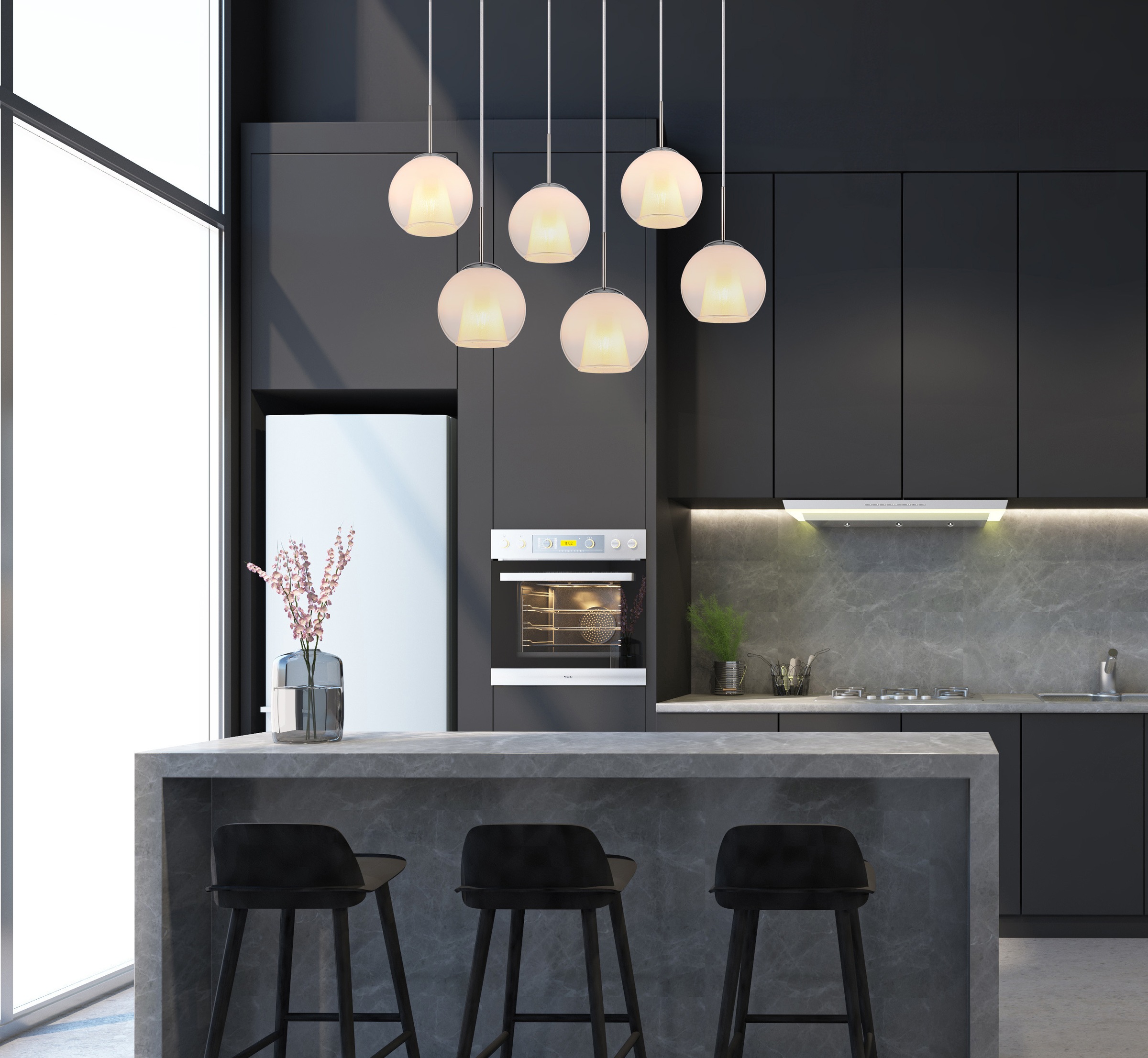 GLOBO LIGHTING Hängeleuchte »BARRY« E27 1 Stk. Hängelampe/Pendelleuchte/Ess günstig online kaufen