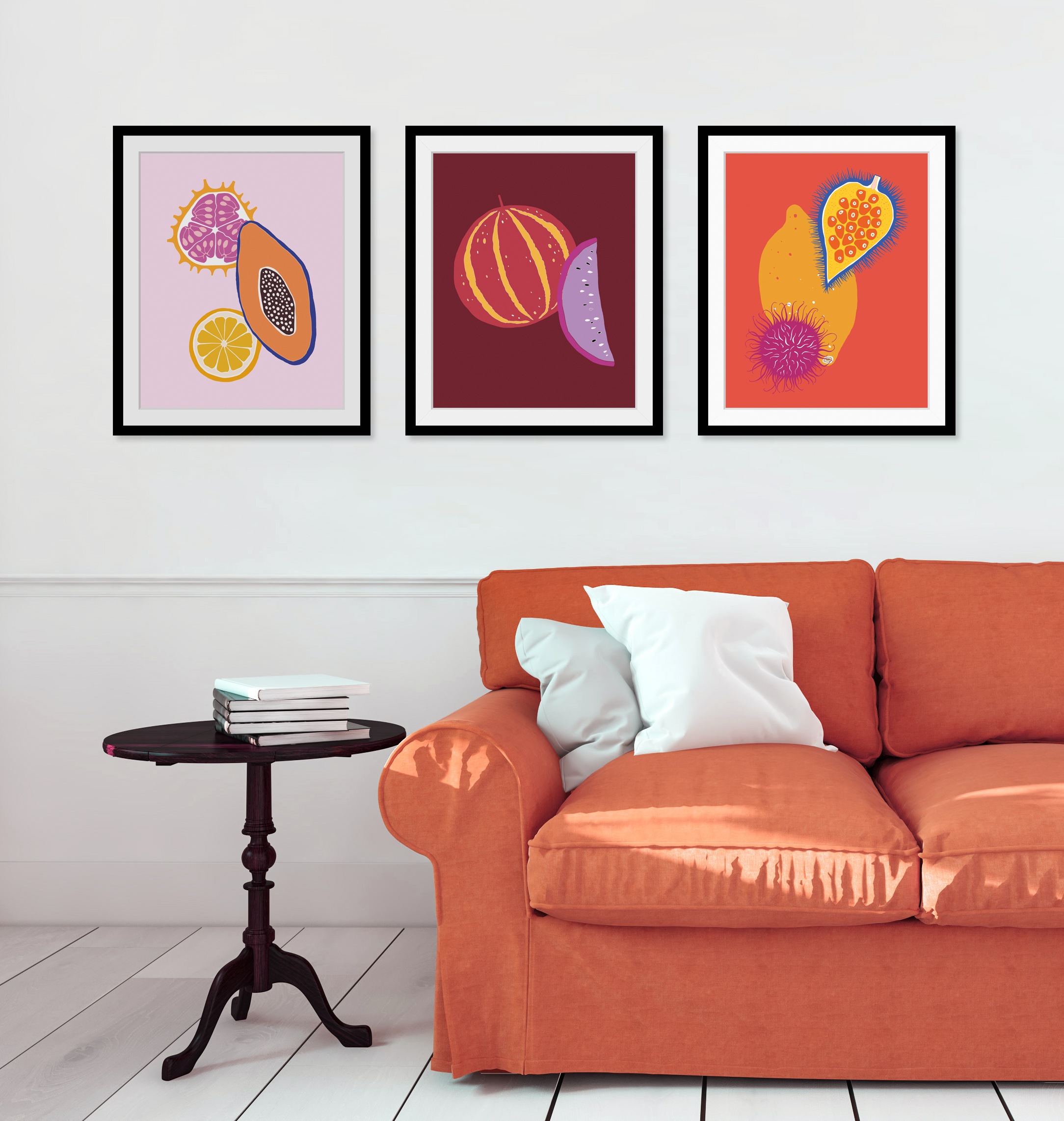 queence Bild »Daria«, Obst-Obst Bilder-Kunst-Lebensmittel, HD Premium Poste günstig online kaufen