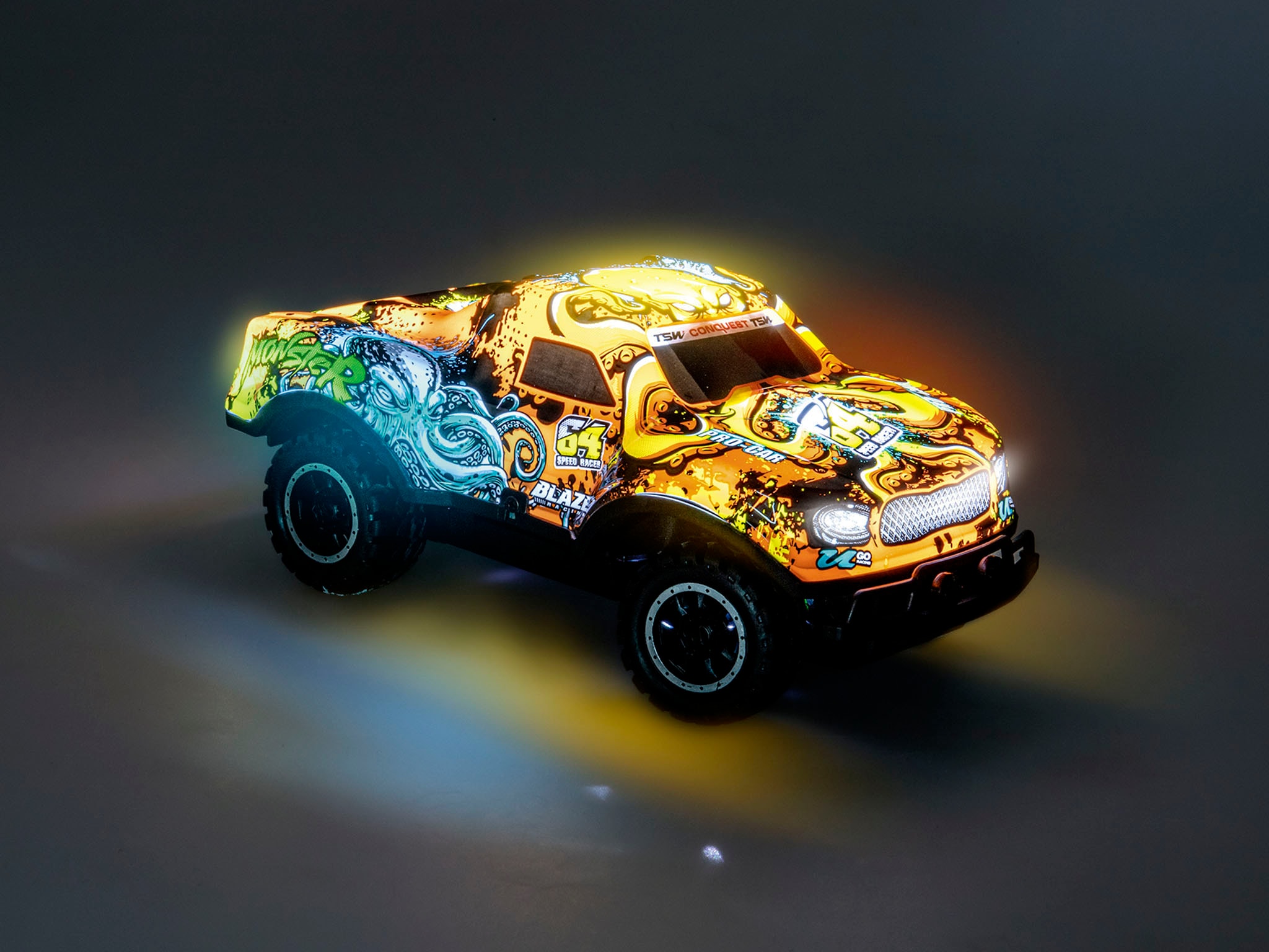 Revell® RC-Monstertruck »Revell® control, Ghost Driver, 2,4 GHz, orange«, mit LED-Licht