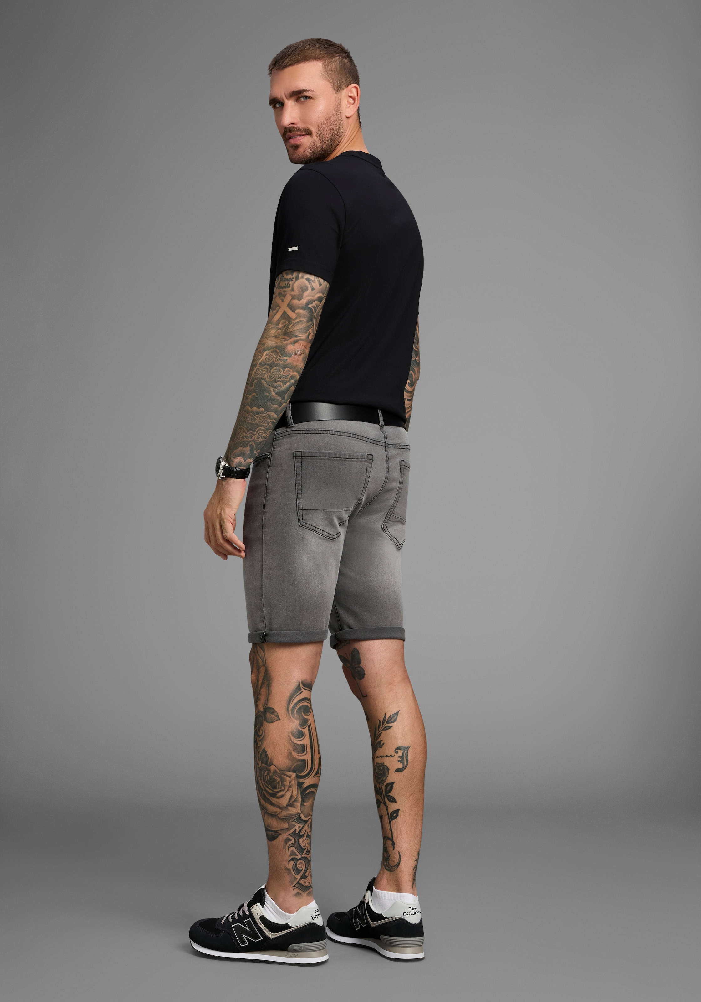 Bruno Banani Jeansshorts »Hutch-Shorts«, niedrige Leibhöhe