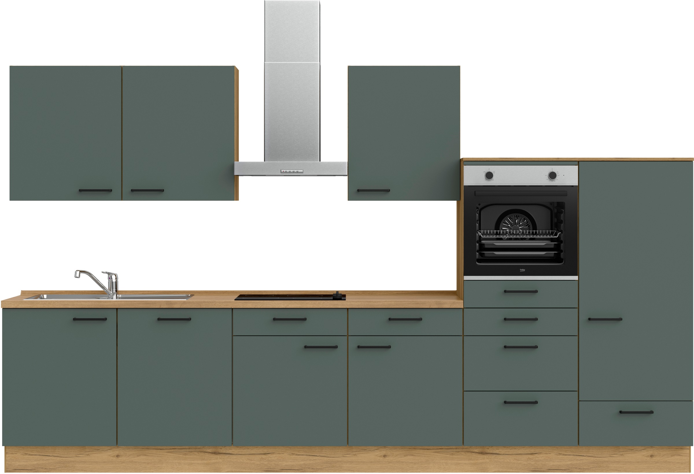 nobilia Küchenzeile ""Easytouch I"" vormontiert, Ausrichtung wählbar, Breit günstig online kaufen