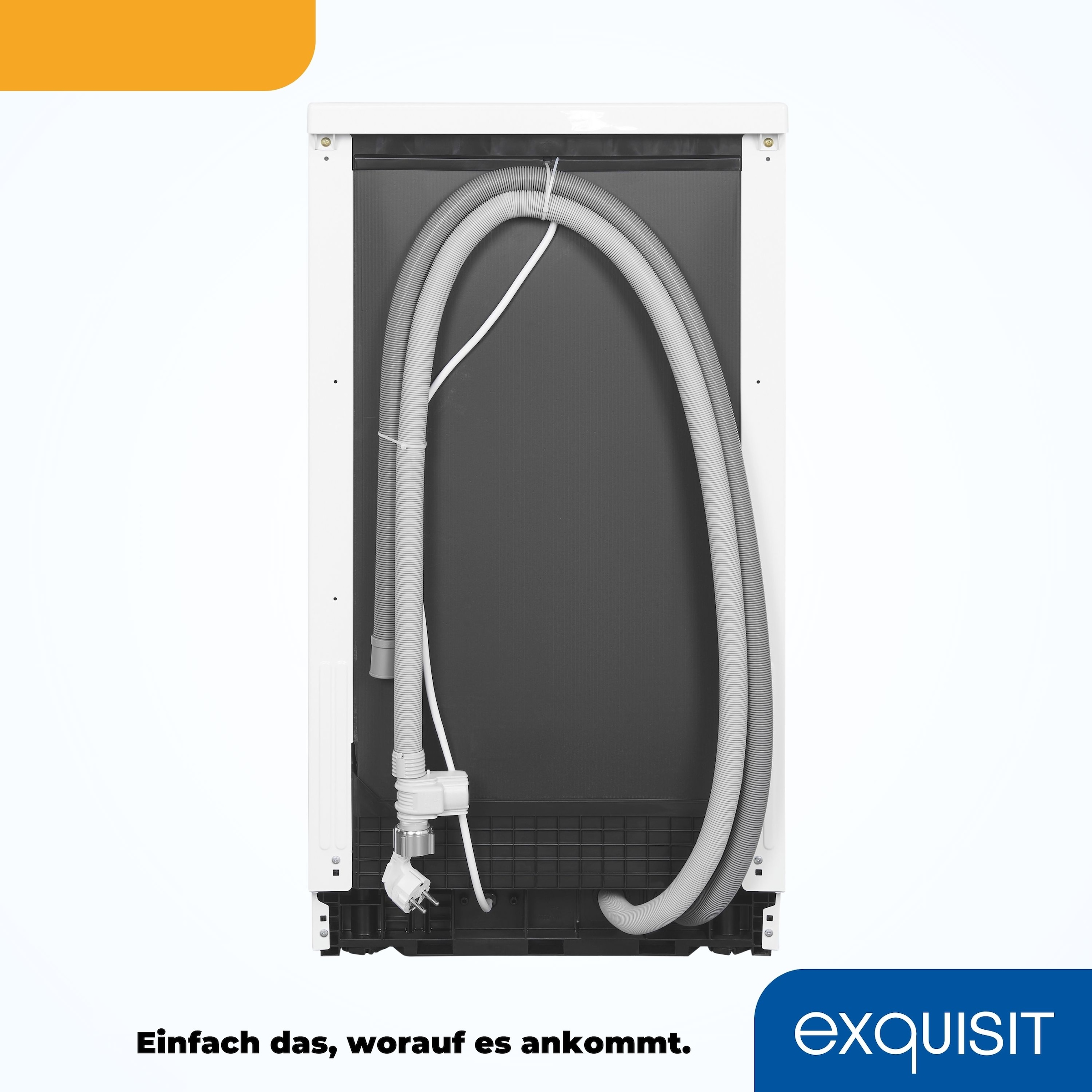 exquisit Unterbaugeschirrspüler »GSP9410-030D weiss«, 10 Maßgedecke