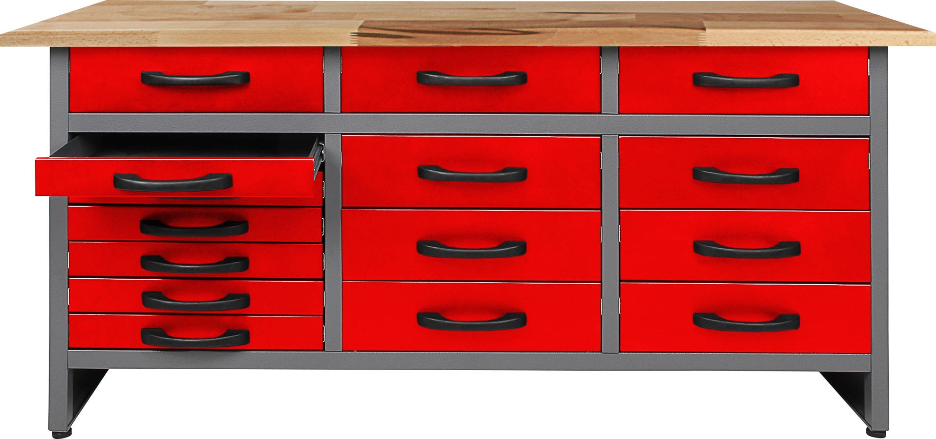 ONDIS24 Werkstatt-Set, 160 cm, mit LED