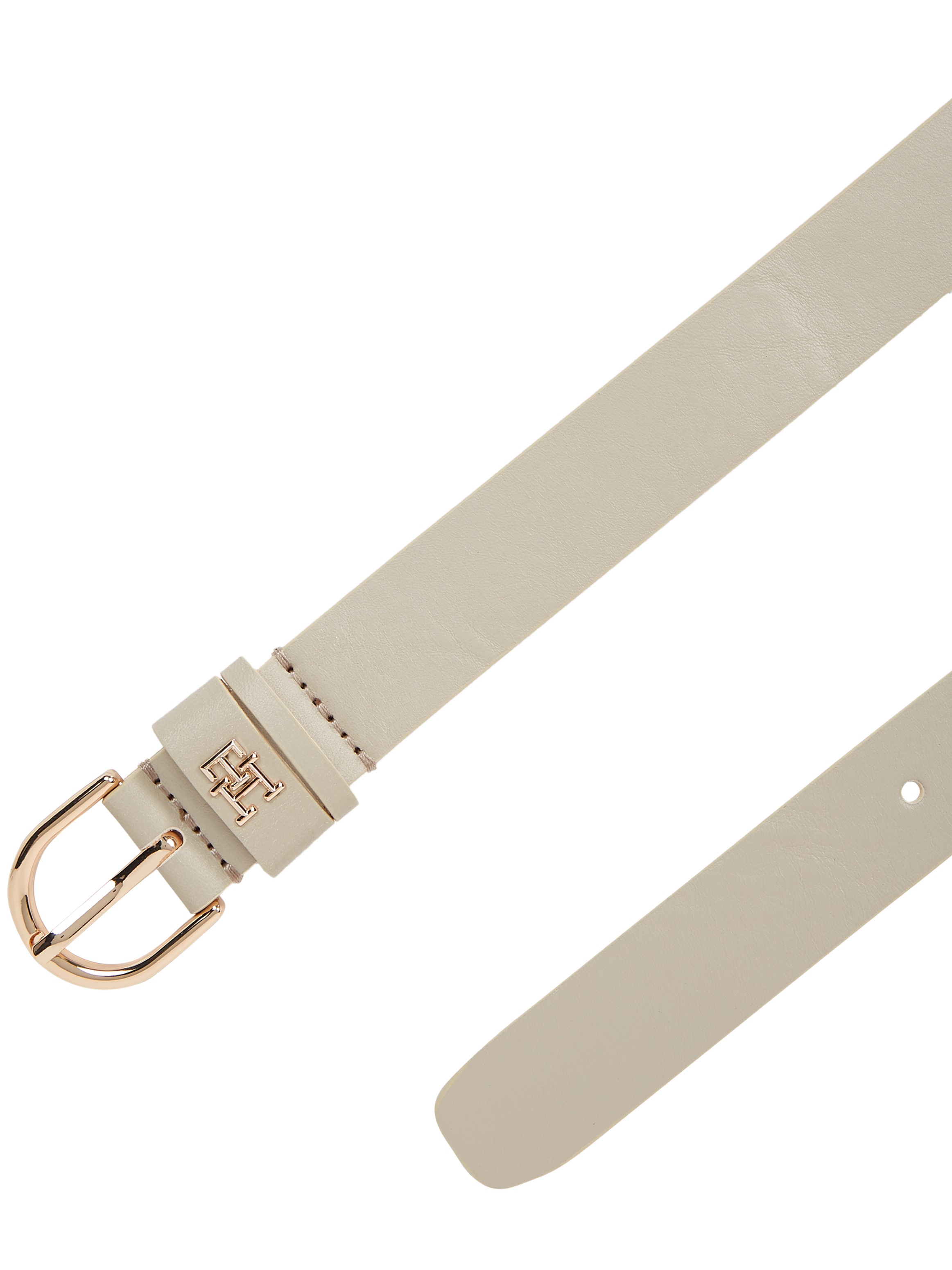 Tommy Hilfiger Ledergürtel »ESSENTIAL EFFORTLESS 2.5«, Logoemblem, weiche Haptik, ovale Einfachdornschließe