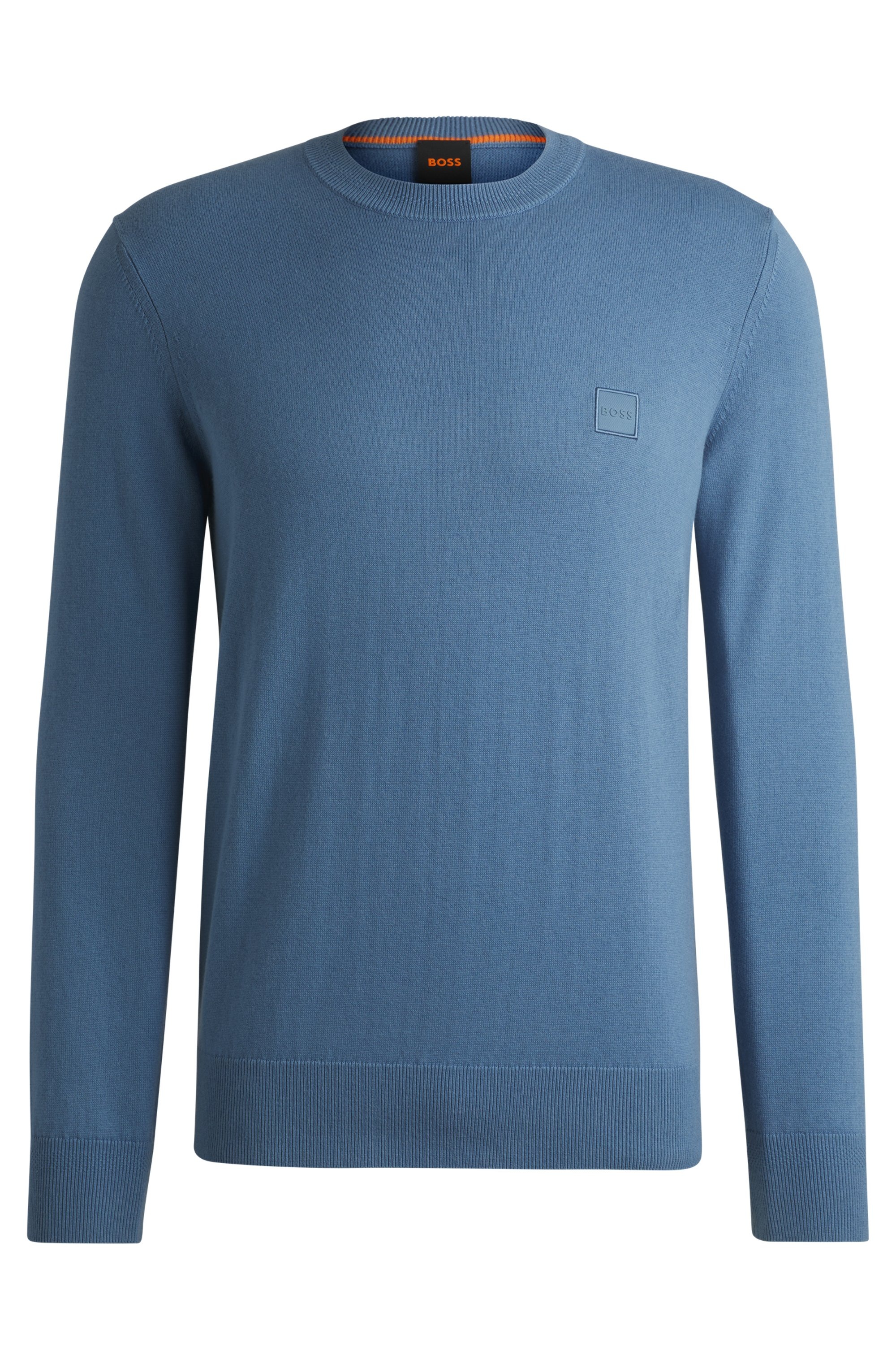 BOSS ORANGE Strickpullover »Kanovano_S 1026«, mit Rundhalsausschnitt