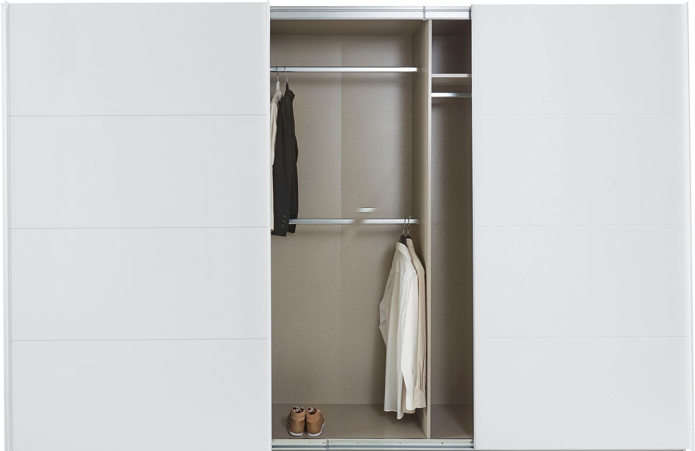 rauch Schwebetürenschrank »Kleiderschrank Schrank Garderobe TOPSELLER OTELI inkl. Inneneinteilung«, mit 3 Innenschubladen sowie zusätzlichen Einlegeböden MADE IN GERMANY