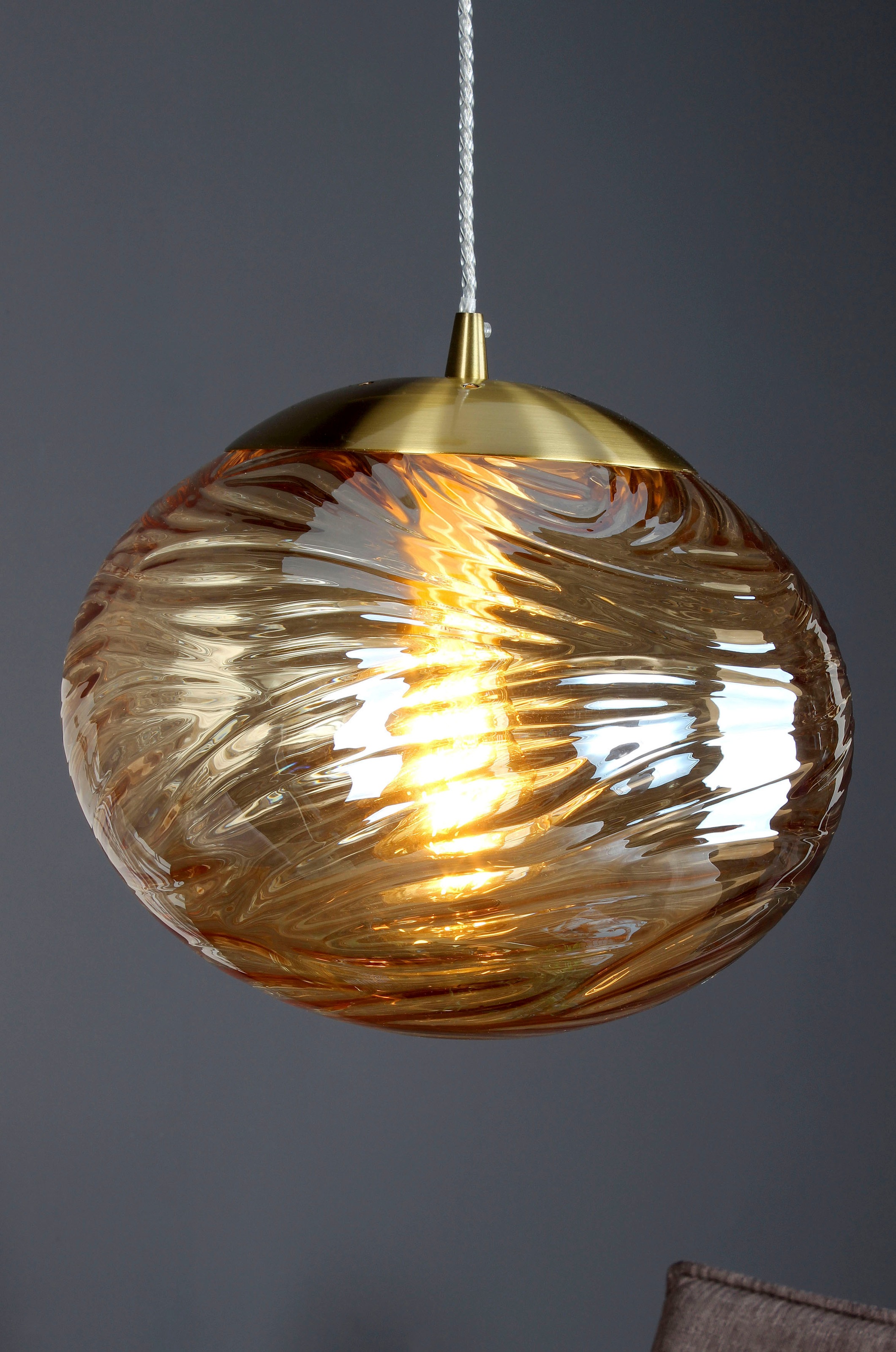 ECO-LIGHT Hängeleuchte »Nereide«, Leuchtmittel E27 | Leuchtmittel wechselbar, hochwertiges Glas