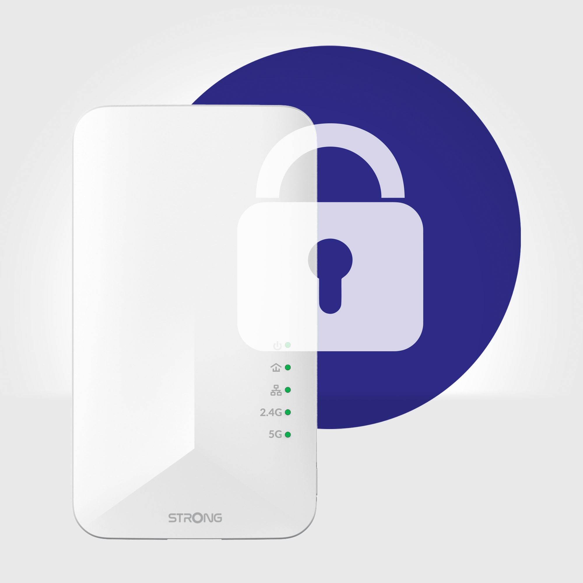 Strong Reichweitenverstärker »Powerline 1000 Mbit/s Set (2 Einheiten)«, (2 St.)