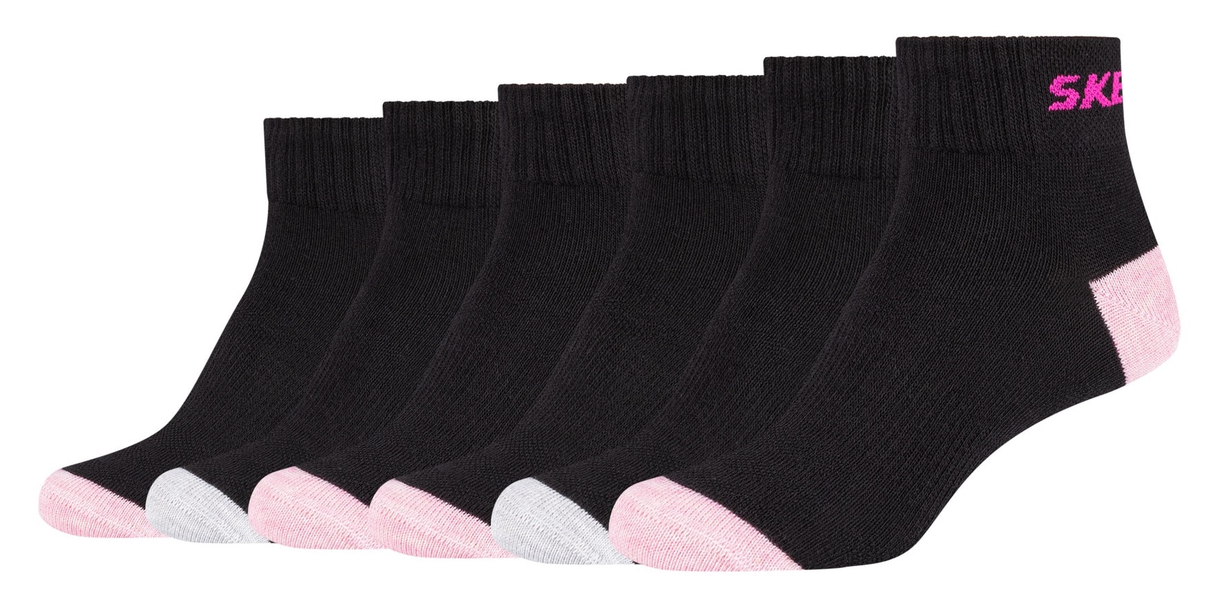 Mesh-Ventilation (6 System Skechers Socken, (6 mit Paar) kaufen Paar),