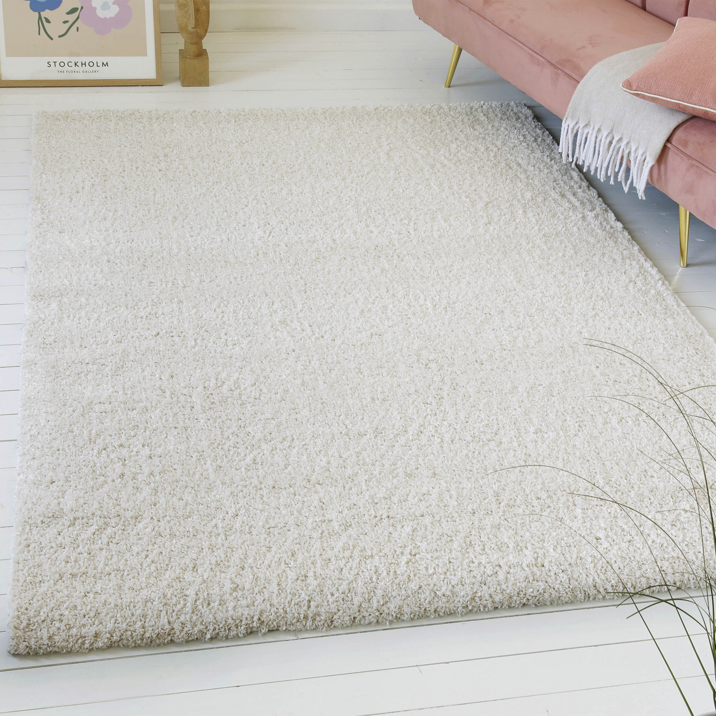 Hochflor-Teppich »Cressida«, rechteckig, 30 mm Höhe, Langflor, Shaggy im Berber Stil,...