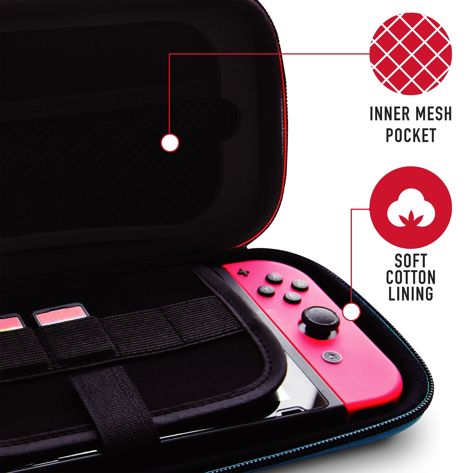 Stealth Zubehör Nintendo »Switch Premium Travel Kit (C6-50 Headset, Tasche, 2m USB-C Kabel)«