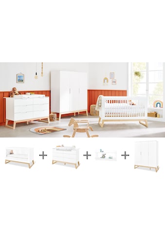 Pinolino® Babyzimmer-Komplettset »Bridge«, (Set, 4 St., Kinderbett, Schrank,... kaufen
