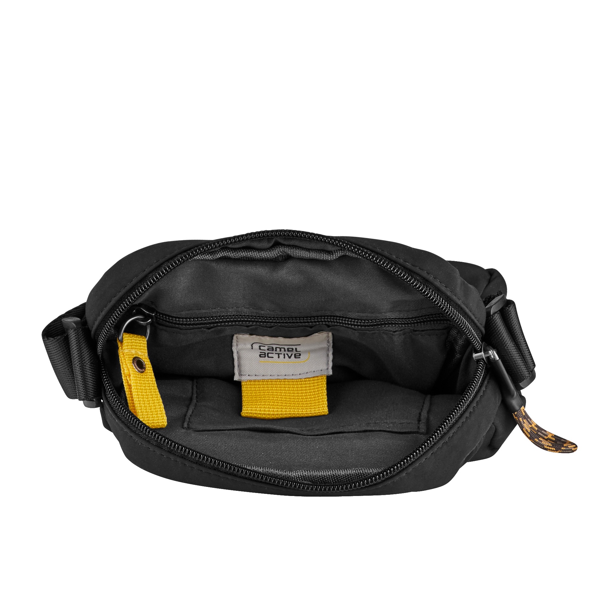 camel active Umhängetasche »Terra«, aus recyceltem Nylon und voluminös aufgesetzten Taschen