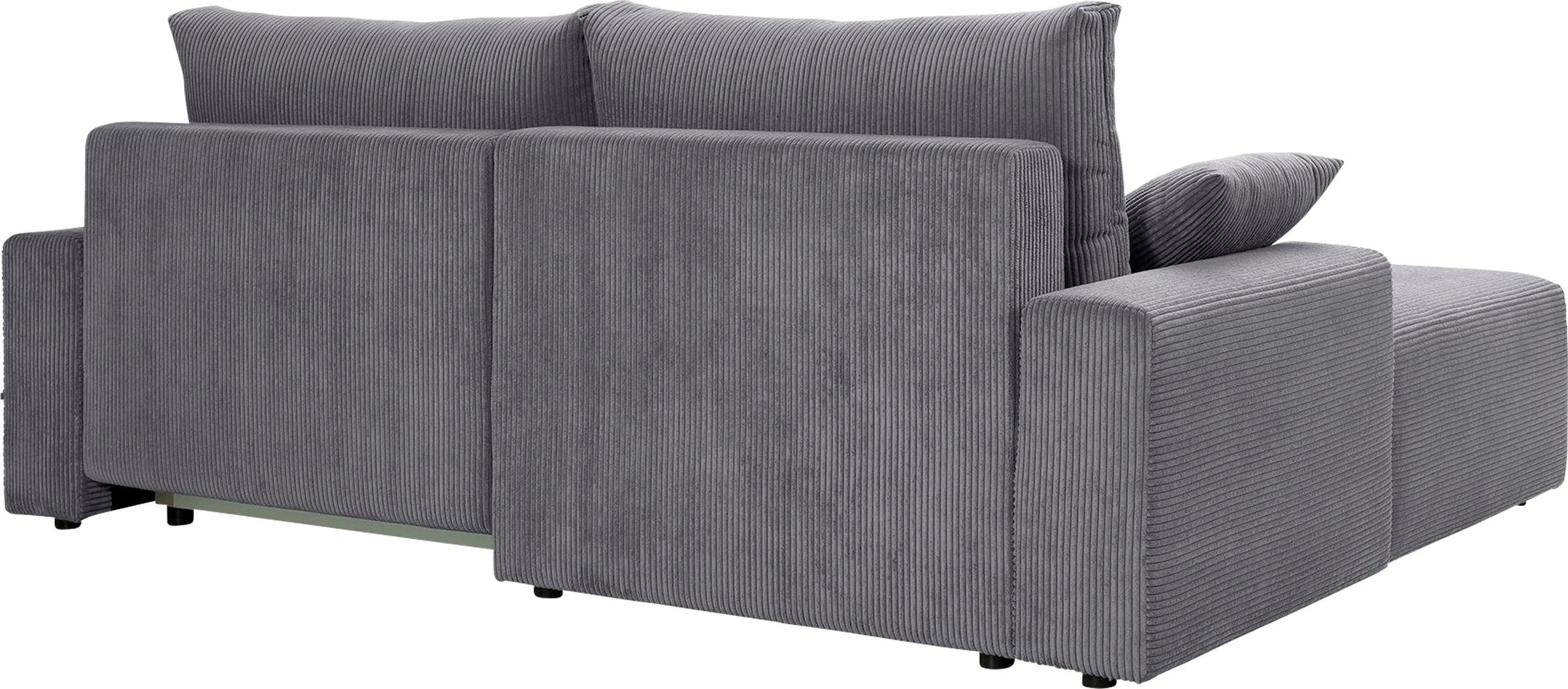 exxpo - sofa fashion Ecksofa »Orinoko, aktuelles Design und hoher Sitzkomfort, L-Form«, inkl. Bettfunktion und Bettkasten, schöne Farben im angesagten Cord