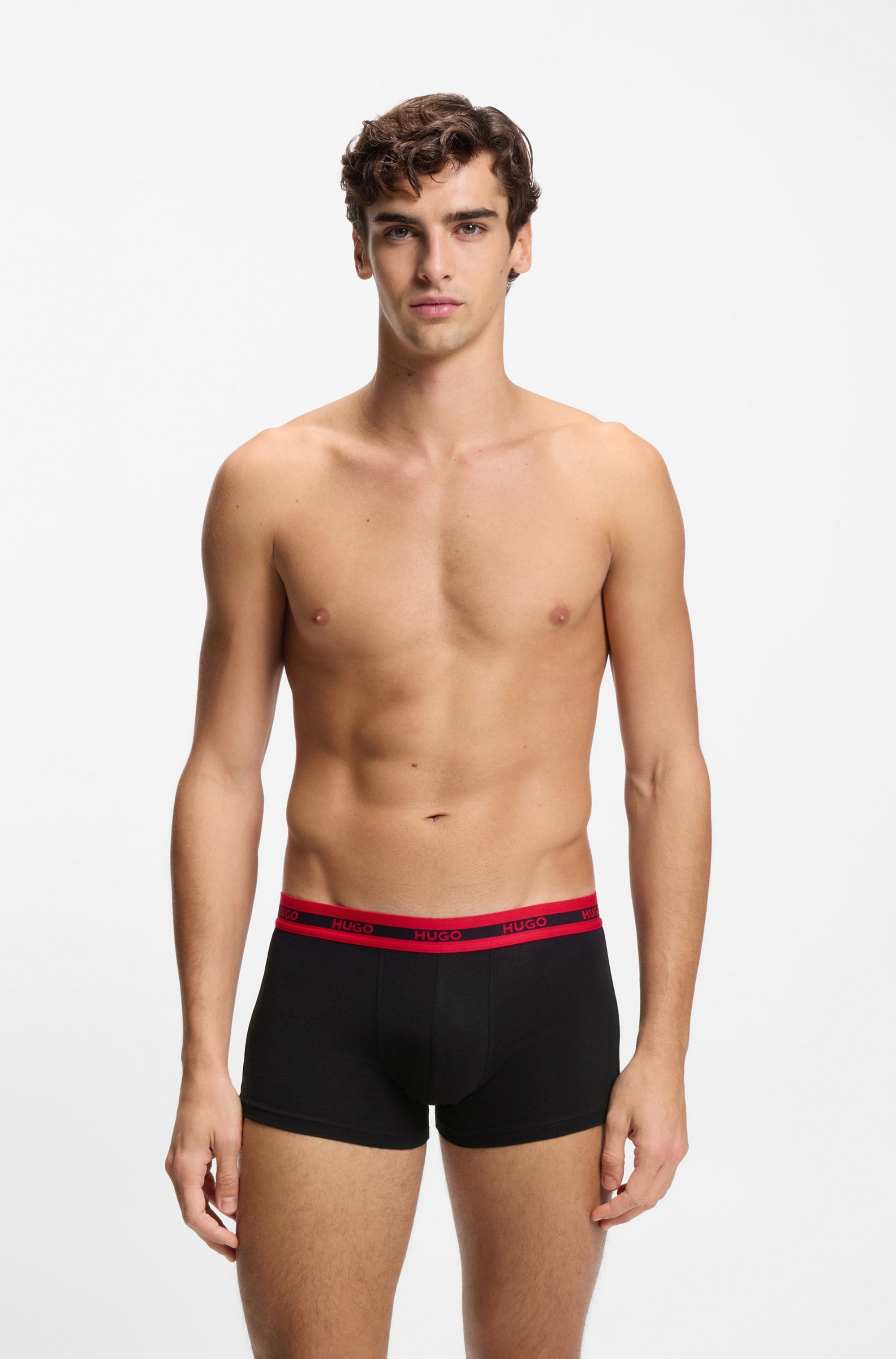 HUGO Underwear Trunk »TRIPLET« Packung, Im Dreierpack, 3 Stk. mit Logoschriftzug