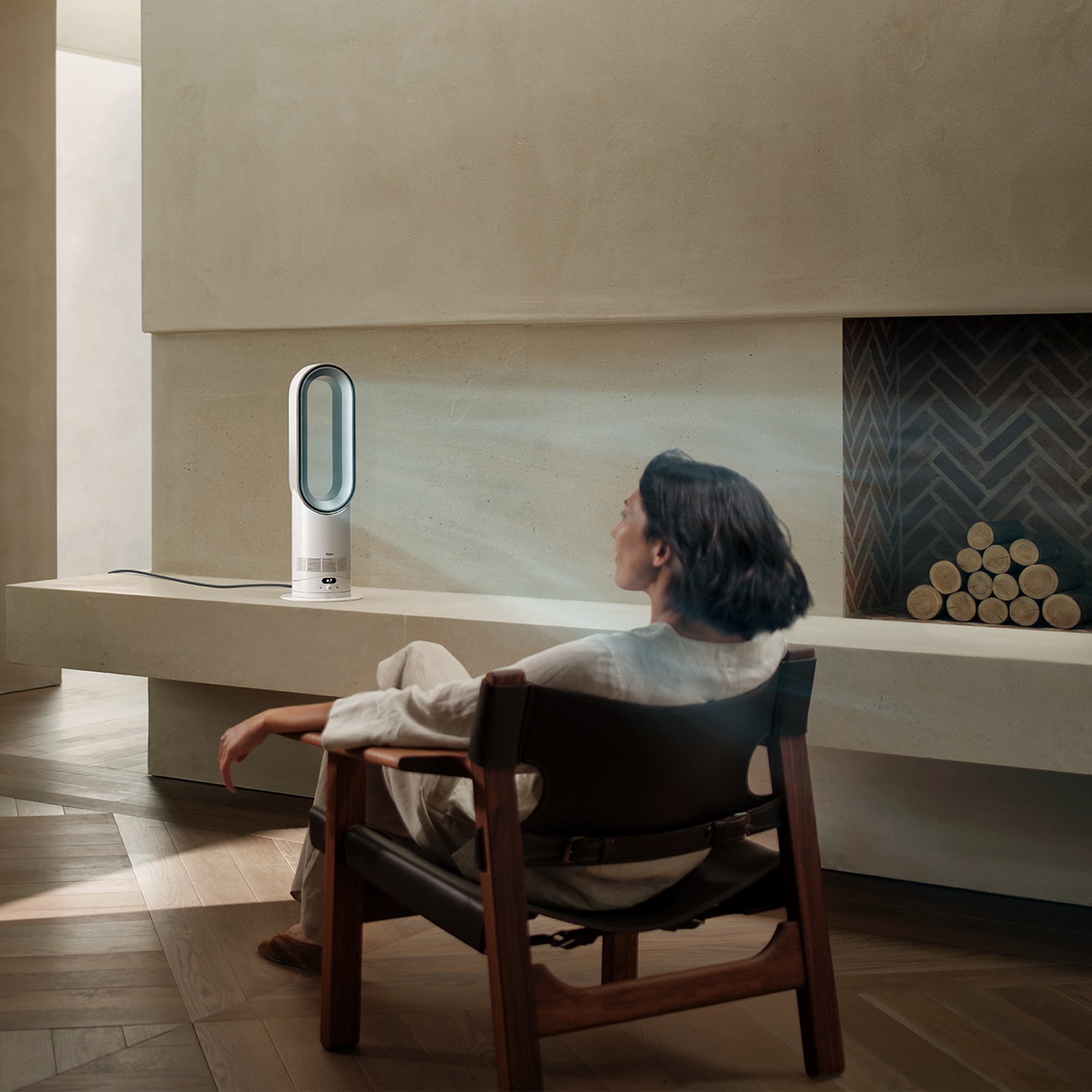 DYSON Standventilator »AM15 Hot&Cool HF1,  2 in 1 Ventilator & Heizlüfter für jede Jahreszeit« Air Multiplier, Sleep-Timer, 10 Einstellungen, App-Anbindung