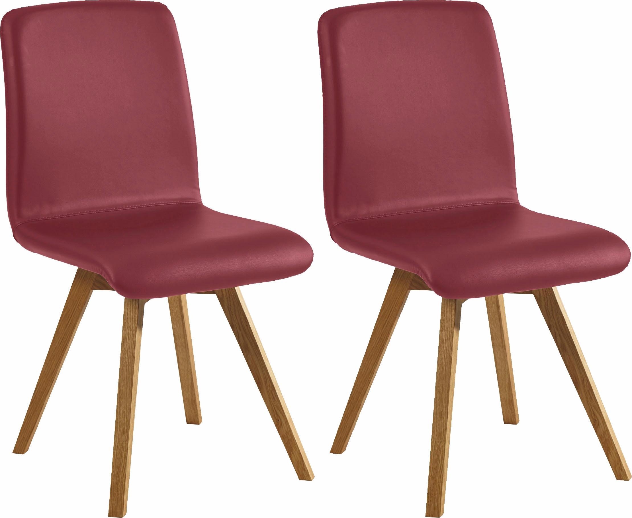 massivline&more 4-Fußstuhl »Karla« (Set) 2 Stk.Gestell aus Massivholz günstig online kaufen