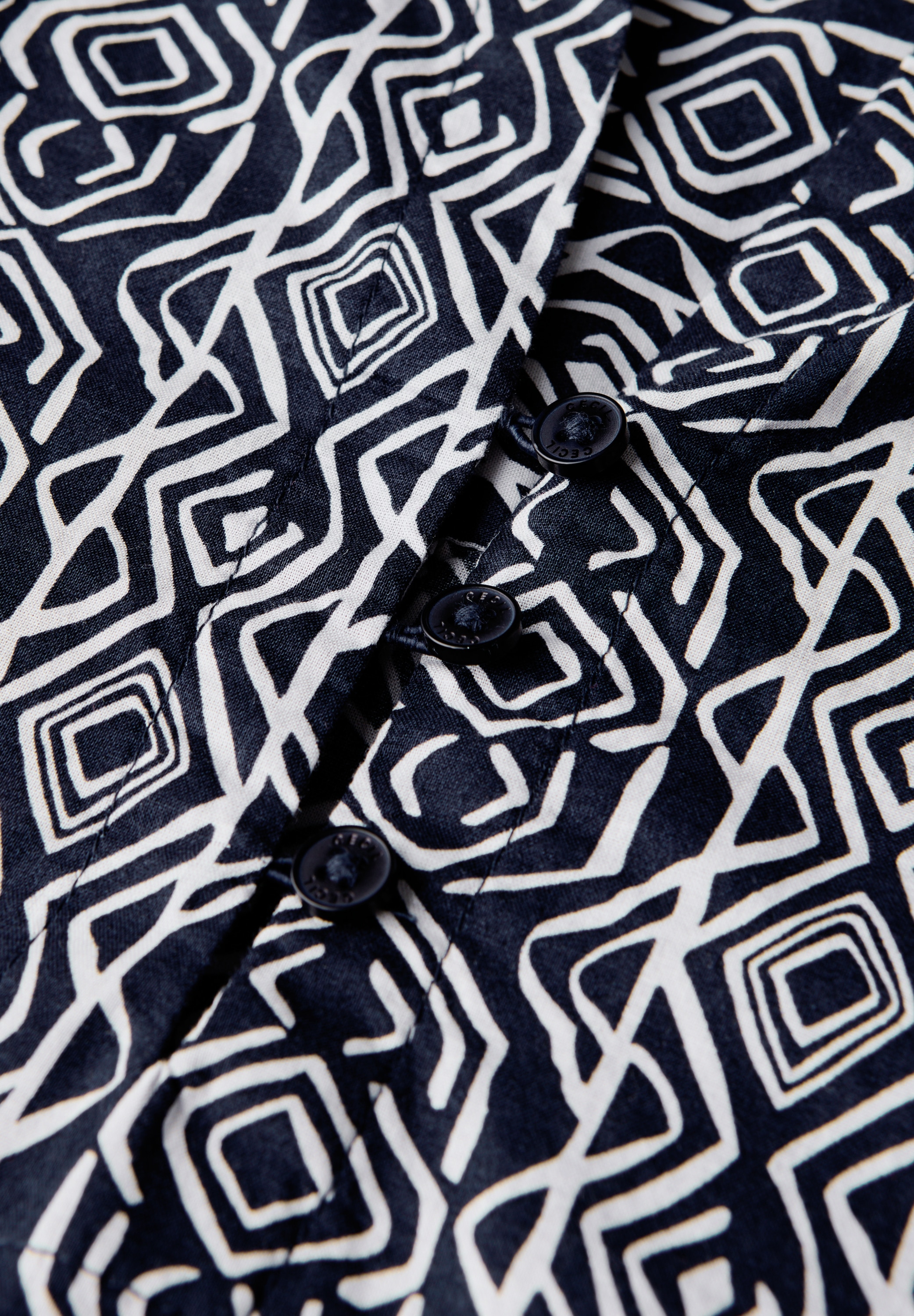 Cecil Druckbluse, mit grafischem Muster
