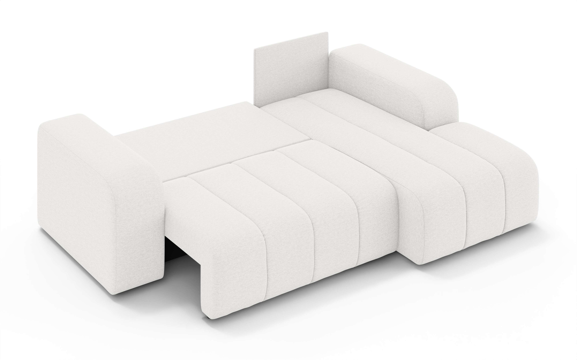 INOSIGN Ecksofa »CASSY L-Form, Schlafsofa mit Bettkasten, Maße B/T/H: 245/165/88 cm«, mit 2 Rückenkissen, Recamiere rechts oder links bestellbar