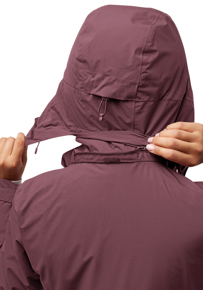Jack Wolfskin 3-in-1-Funktionsjacke »HUNBERG 3IN1 JKT W«, mit Kapuze