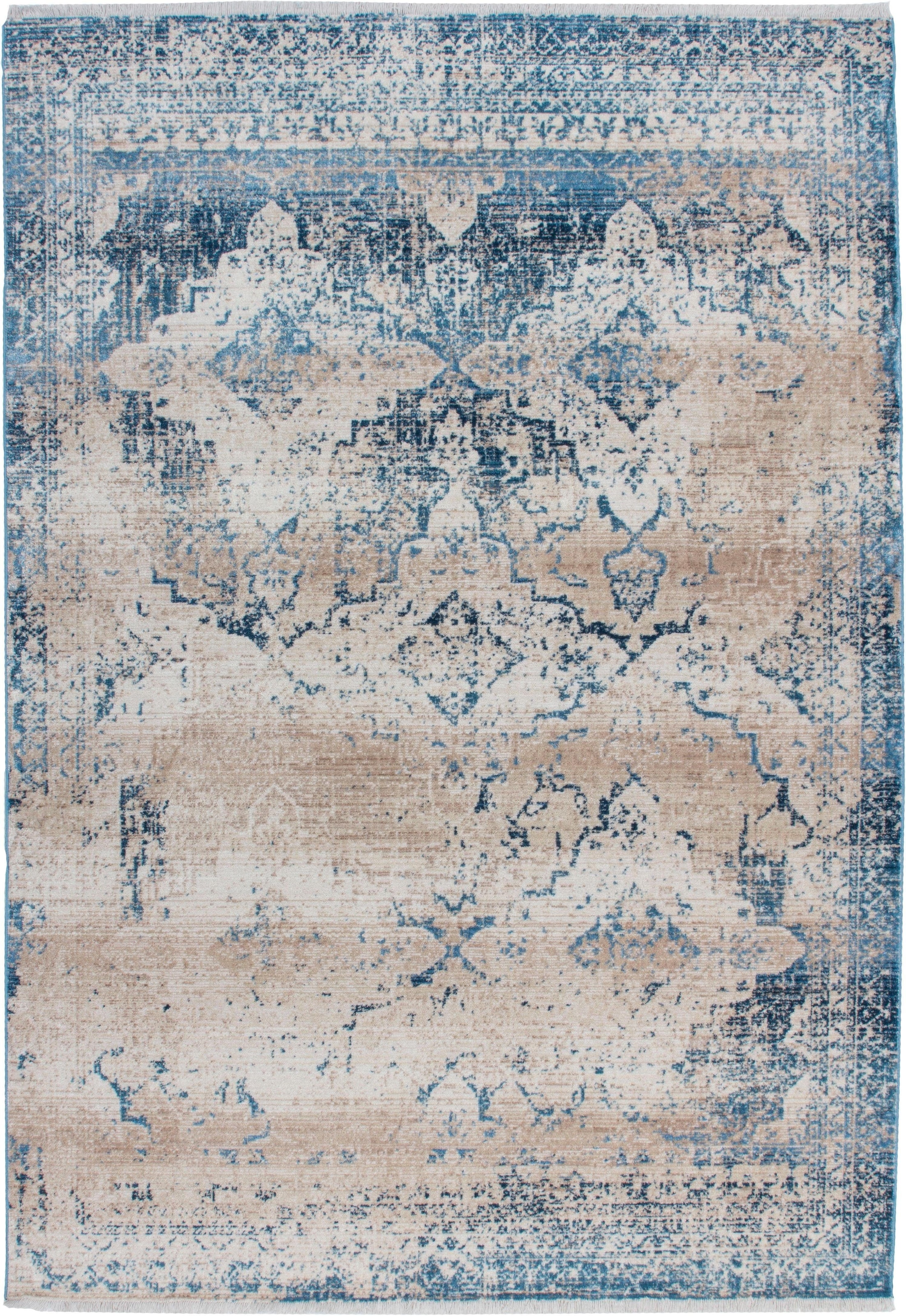 calo-deluxe Teppich »Odalia 600«, rechteckig, 8 mm Höhe, Kurzflor, Wohnzimmer
