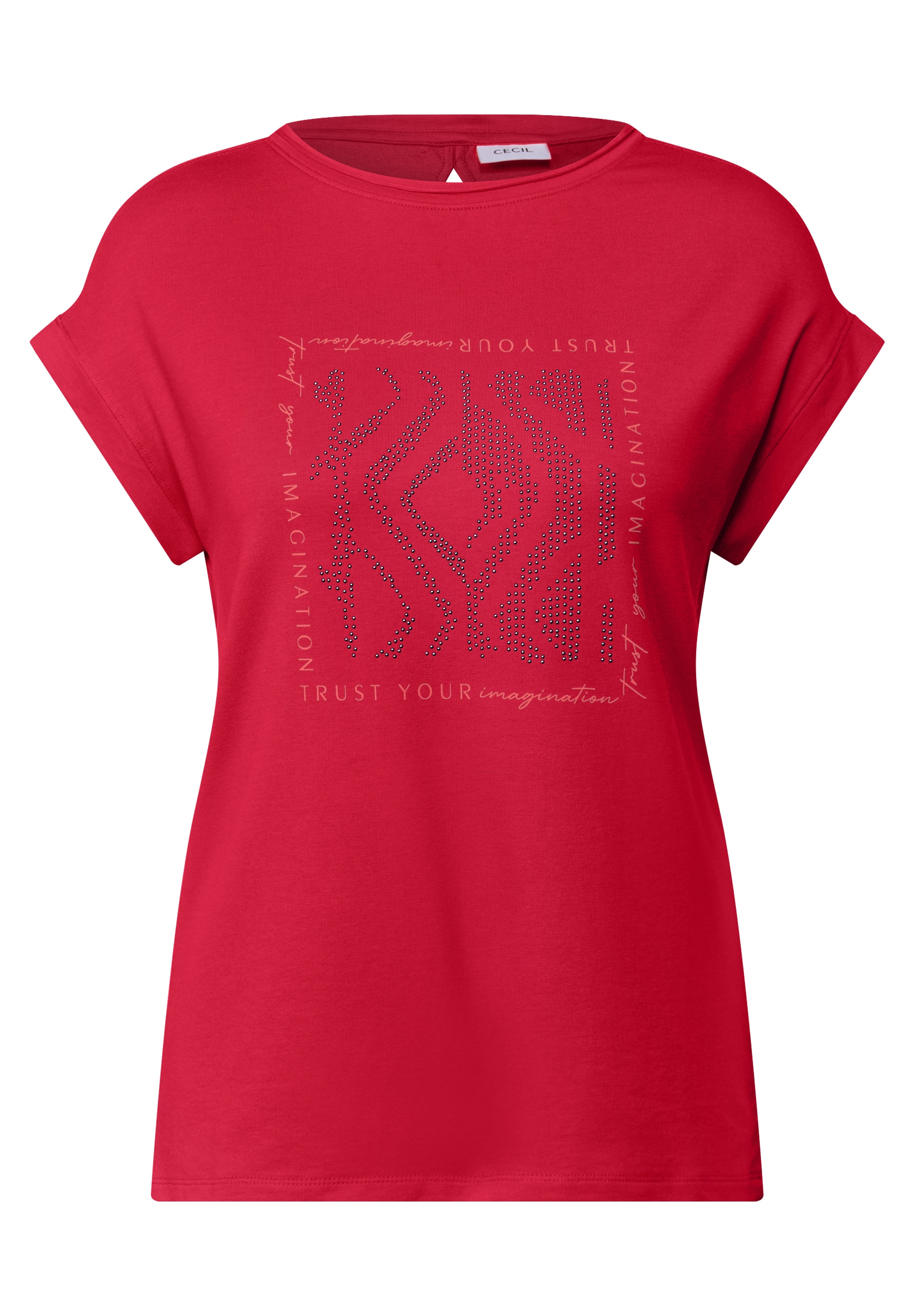 Cecil T-Shirt, mit Glitzer Print