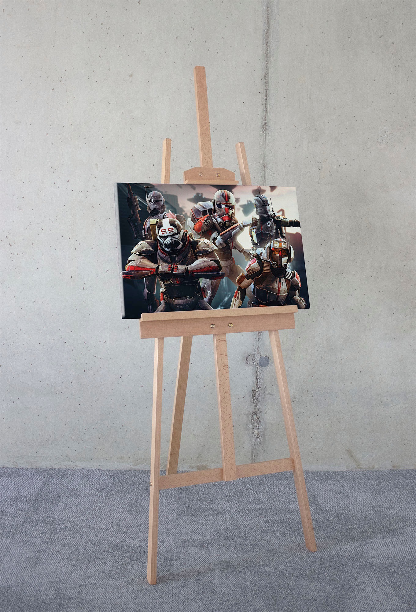 Komar Leinwandbild »Star Wars Bad Batch Ready to Fight - Größe 60 x 40 cm« günstig online kaufen