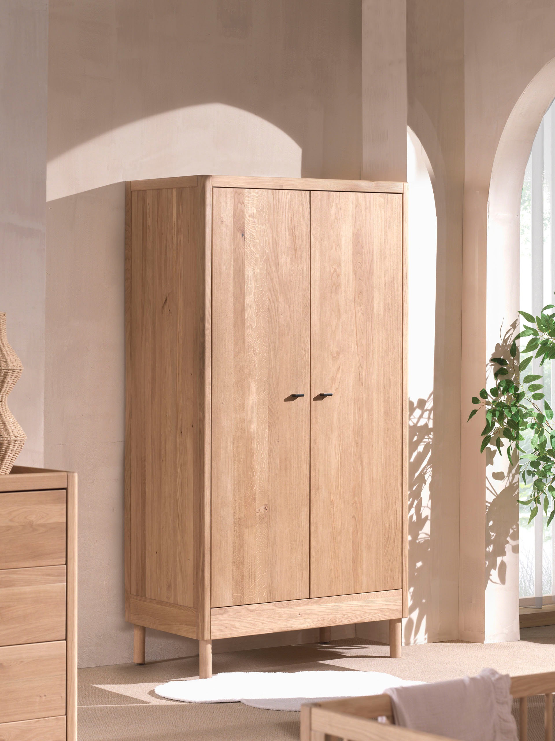 Home affaire Kleiderschrank »Forrest mit 2 Drehtüren (Soft-Close), Made in günstig online kaufen