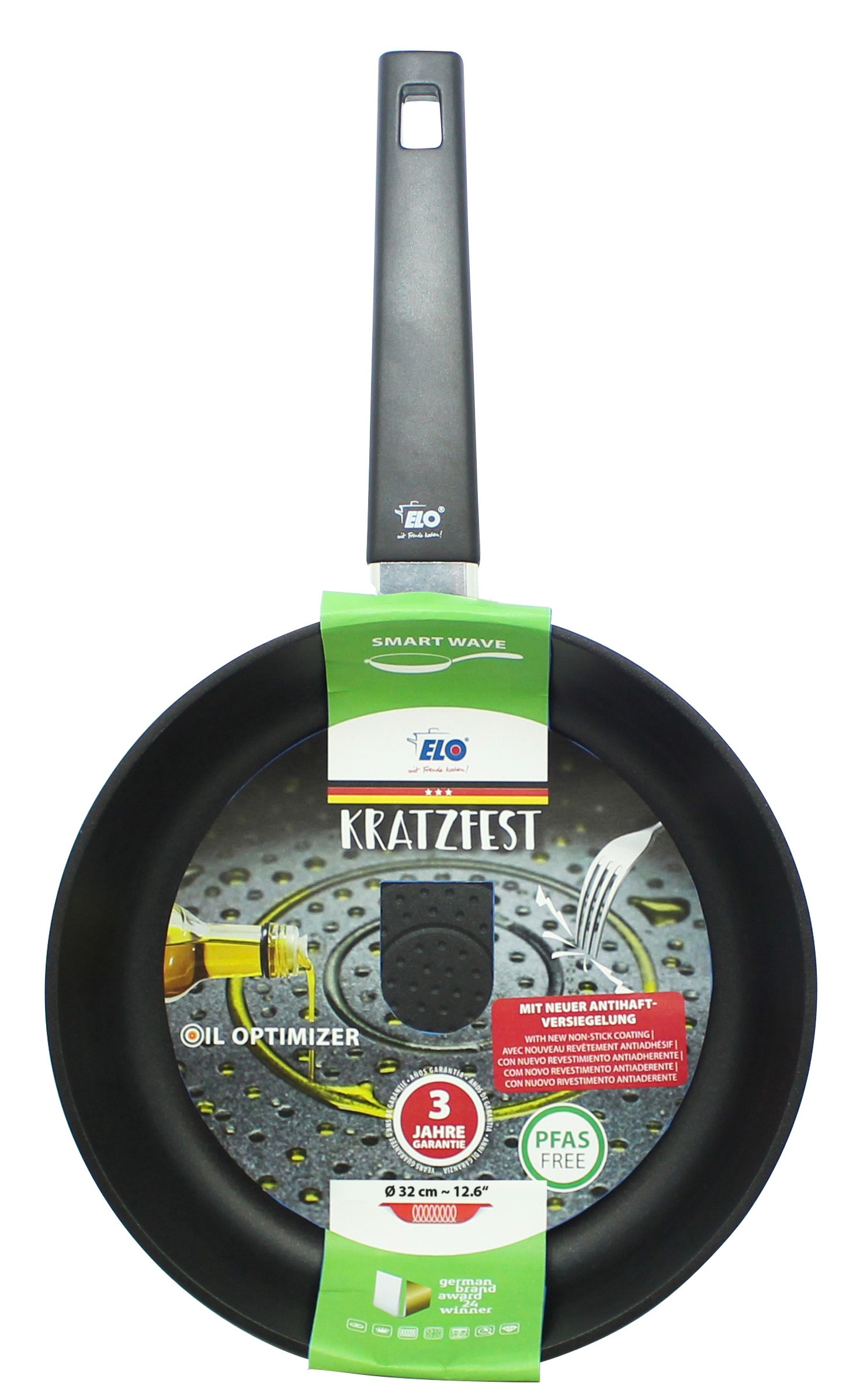 Elo Bratpfanne »Smart Wave«, Aluminium, (1 tlg.), Für alle Herdarten geeignet, inkl. Induktion