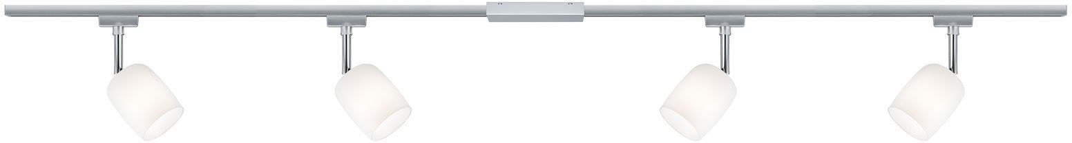 Paulmann Schienensystem-Leuchten »URail Set G9 Blossom Satin Chrom matt max. 4x10W Schienensystem«, G9