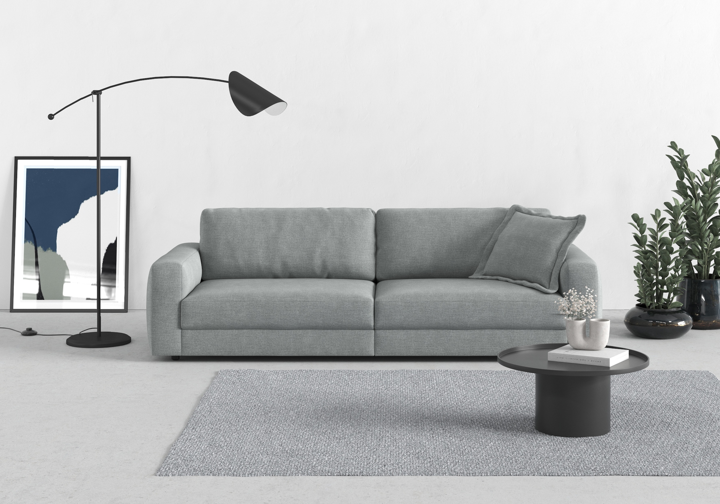 TRENDMANUFAKTUR Big-Sofa »Bourbon« extra tiefe Sitzfläche, wahlweise mit Si günstig online kaufen