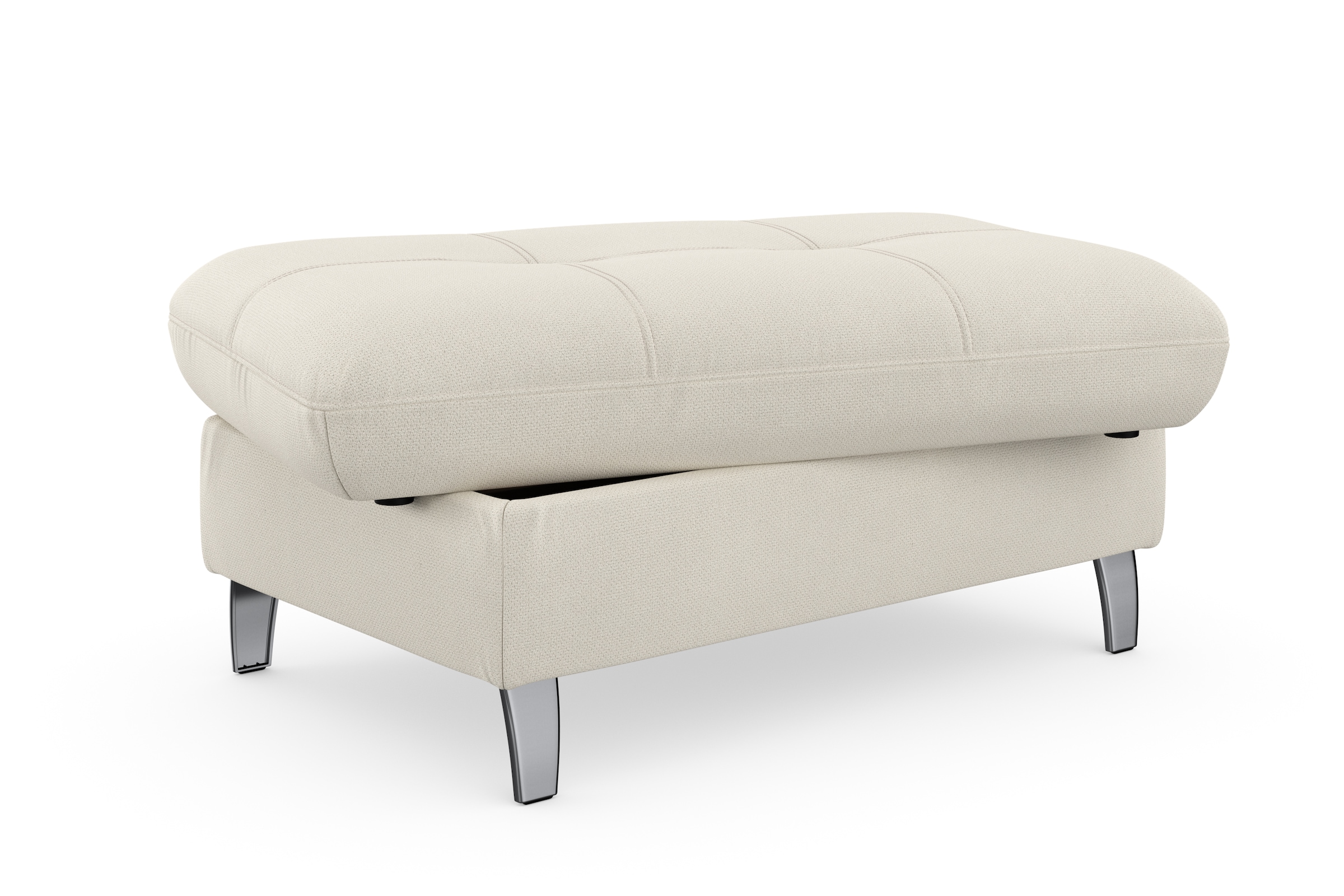 sit&more Stauraumhocker »Maggiore«, mit Stauraum und modernen Metallbeinen