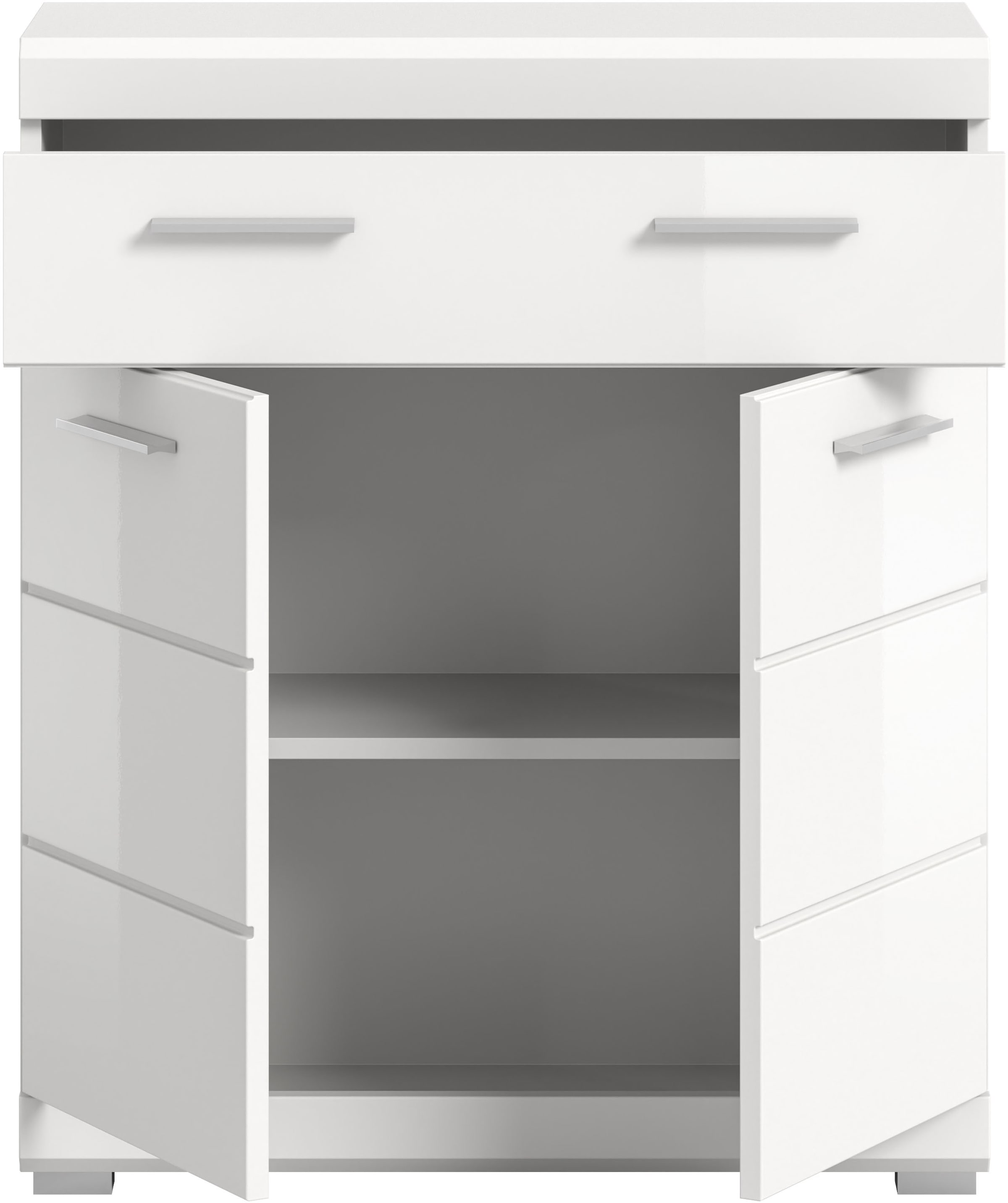 INOSIGN Unterschrank »Siena, Breite 74cm, 2 Tür, 1 Schubkasten, 2 Fächer, MDF-Front«, in verschiedenen Farben erhältlich, Badmöbel, Badschrank, Kommode, Bad
