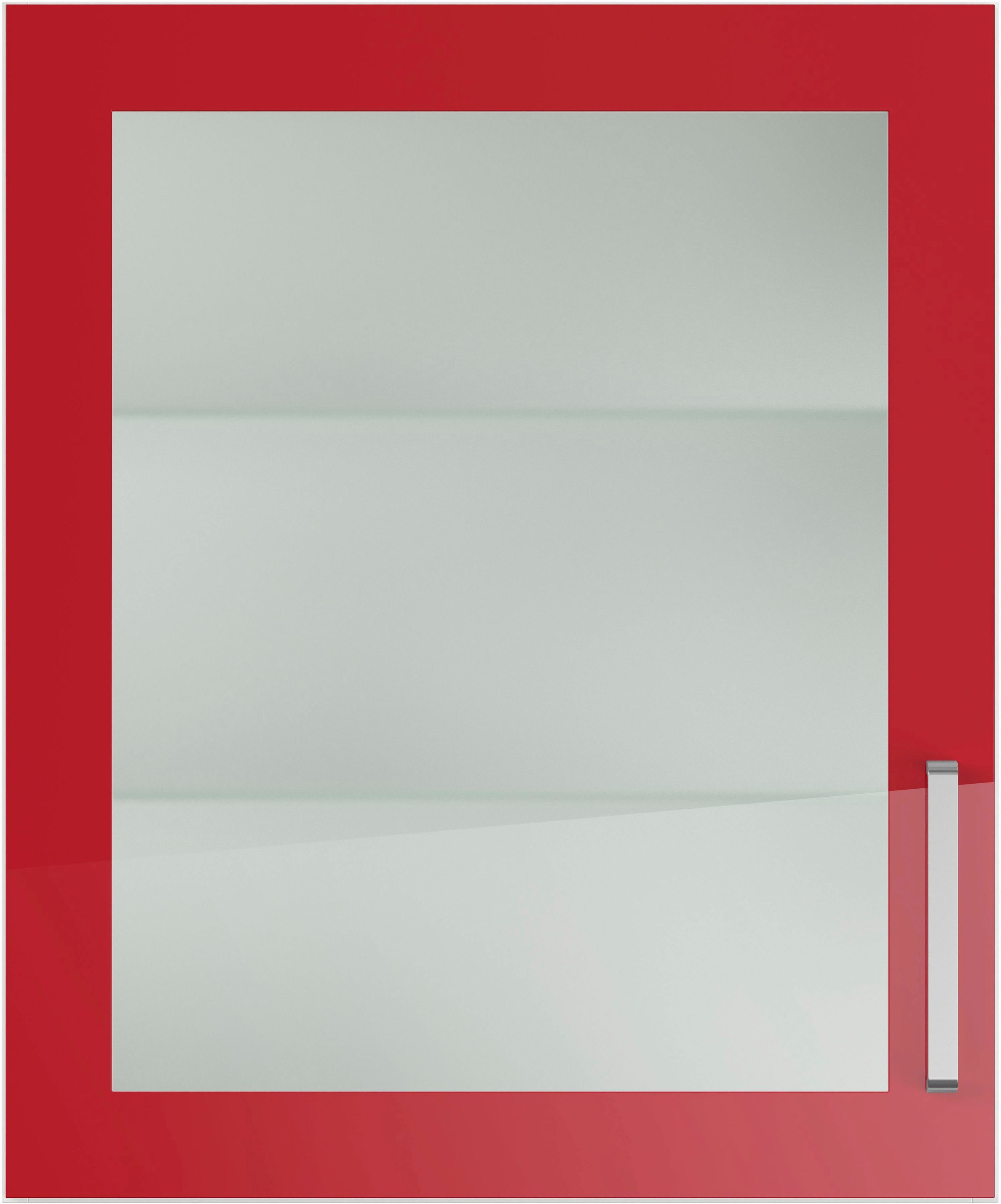 IMPULS KÜCHEN Glashängeschrank »"Turin", Breite/Höhe: 50 oder 60/72,3 cm«, vormontiert, mit Glasdrehtür, mit verstellbarem Glasfachboden