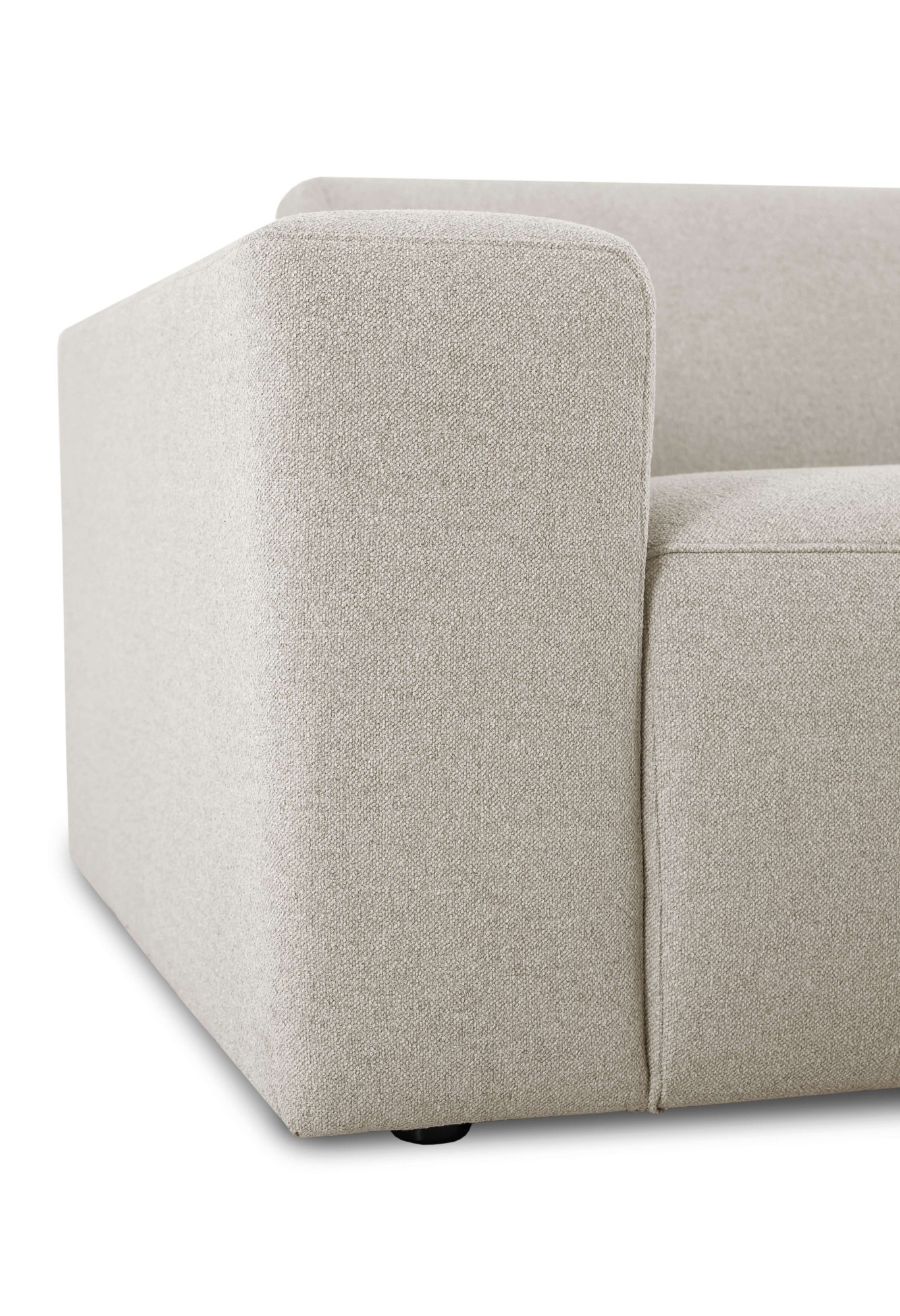 INOSIGN Ecksofa »Koa,228cm, L-Form, Modulsofa, Webstoff, Cord, Struktur«, Designsofa, weicher Lounge-Sitzkomfort, Welleunterfederung, bodentief