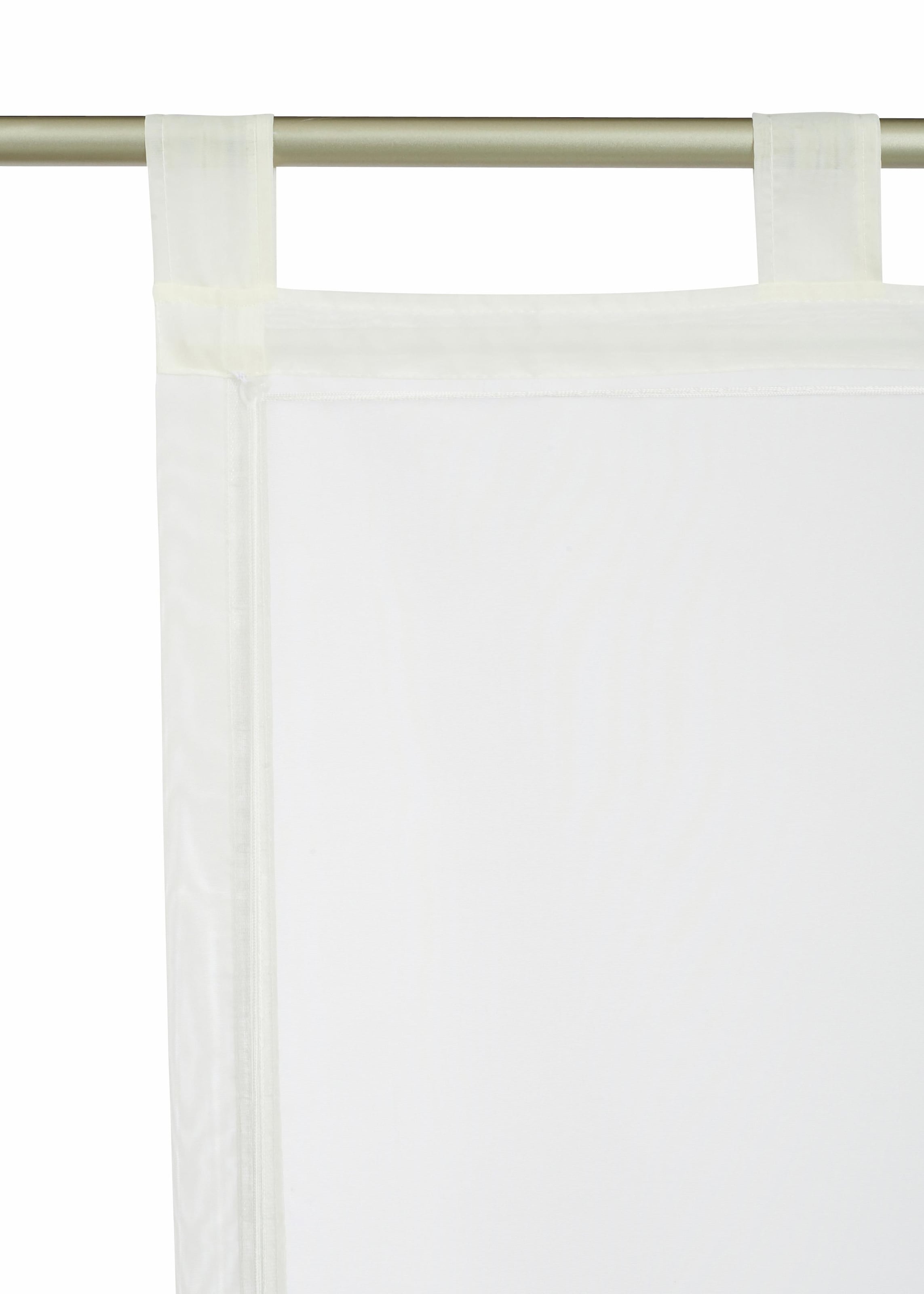 my home Raffrollo Transparent, Polyester schnell und bestellen »Sorel«, mit Schlaufen, bequem Bestickt