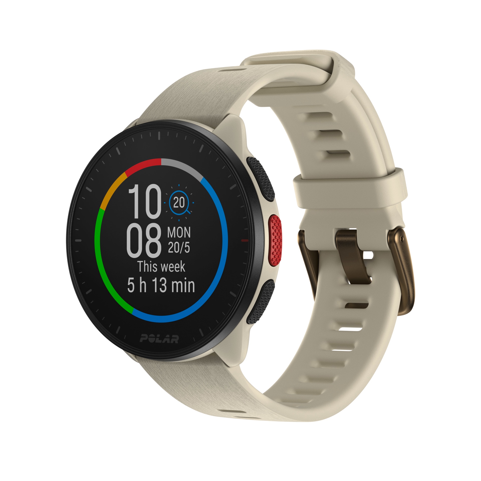 POLAR Smartwatch »PACER« (3 cm / 1, 2 ′′) Proprietär Cloud White